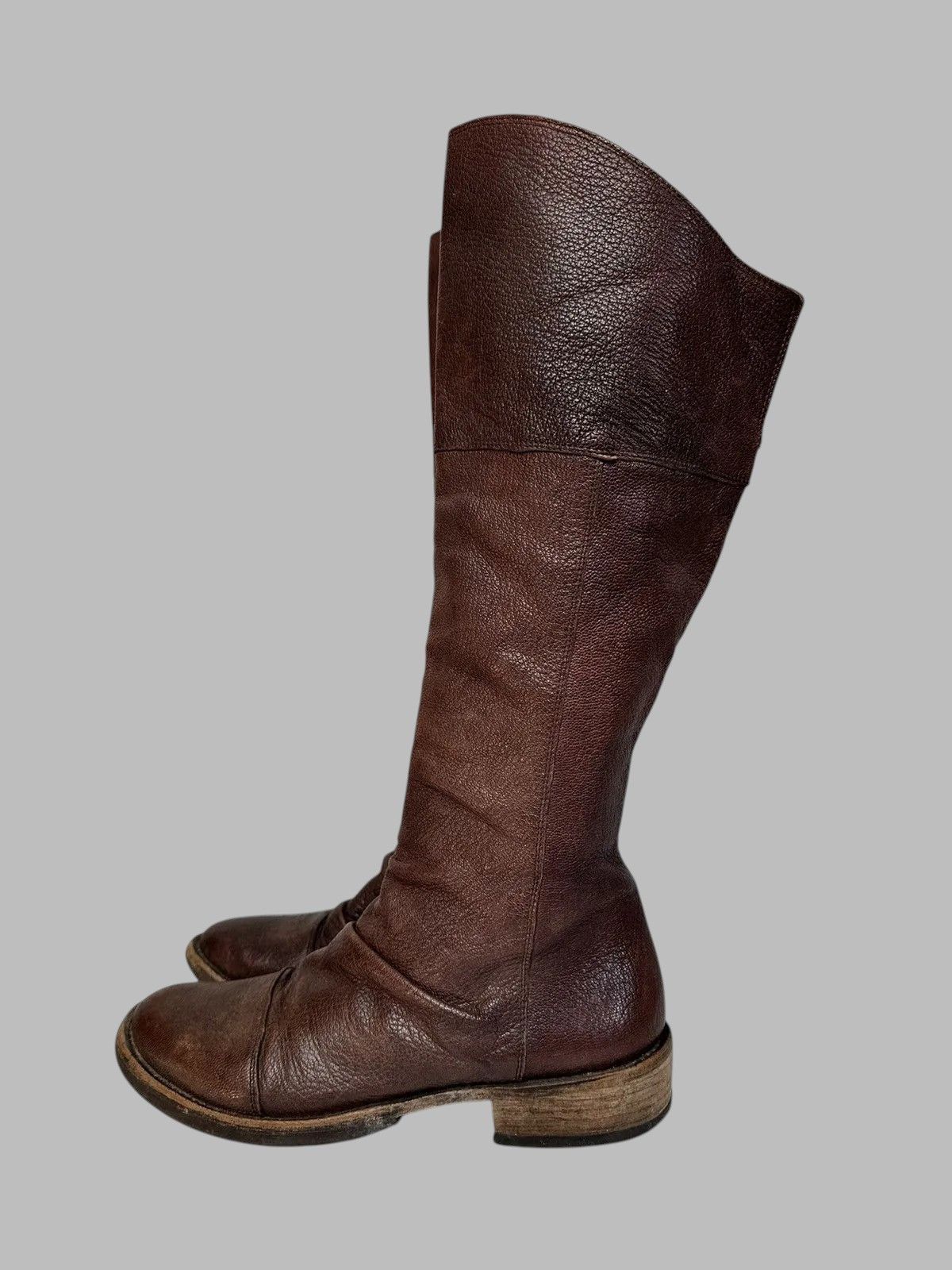 Guidi Rare AS98 Handmade Italian Leather Boots Rick Owens Look Size US 9 / IT 39 - 1 Thumbnail