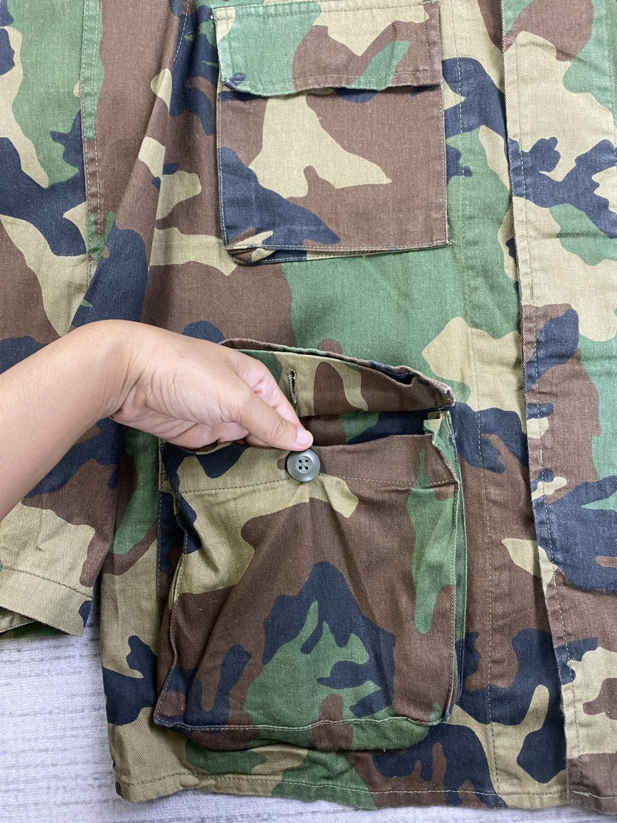 Vintage Vtg Browny Standard U.S Marines Camouflage M65 Field Jacket Size US M / EU 48-50 / 2 - 7 Thumbnail