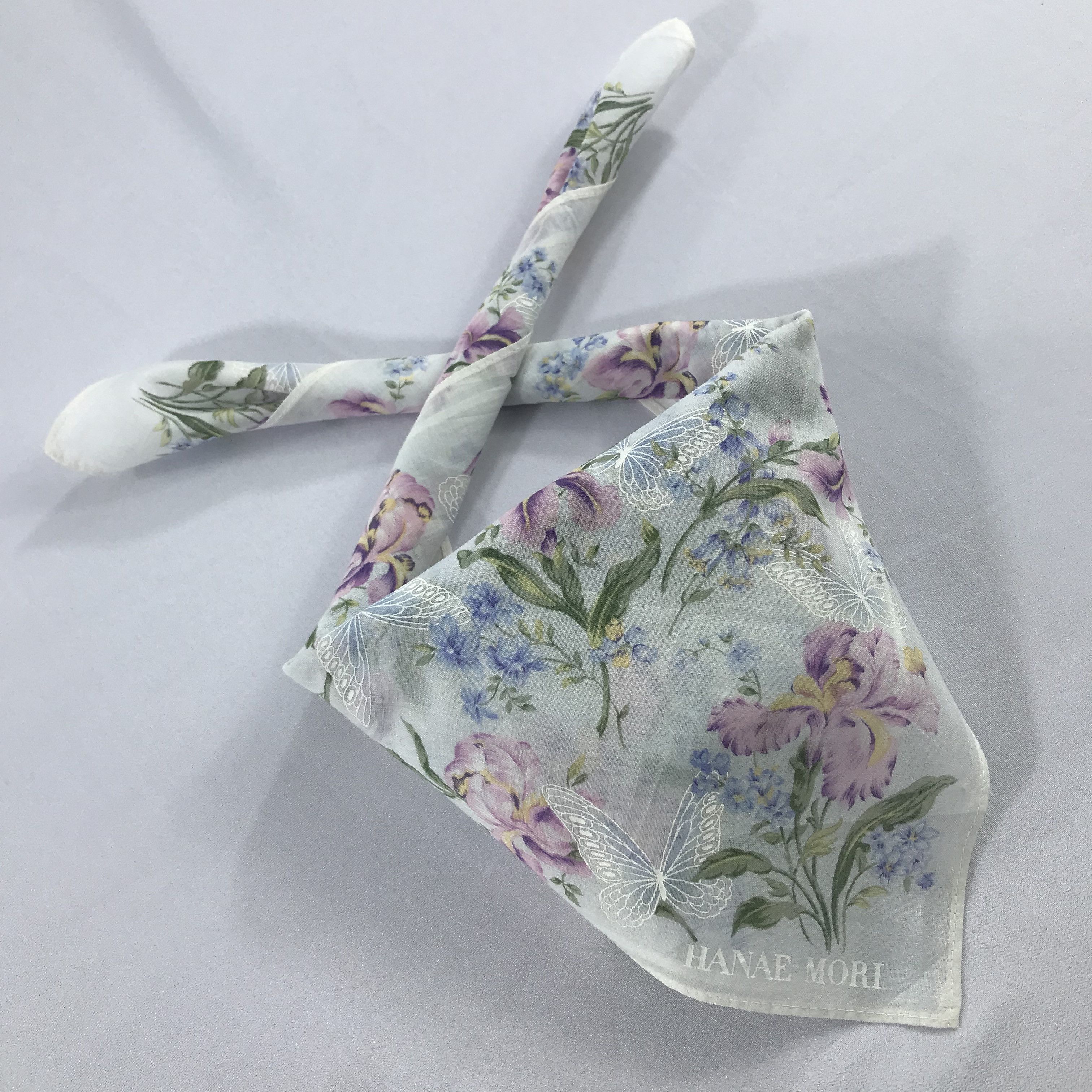 Hanae Mori Hanae Mori Bandana / Handkerchief / Neckerchief - S2311 Size ONE SIZE - 4 Thumbnail