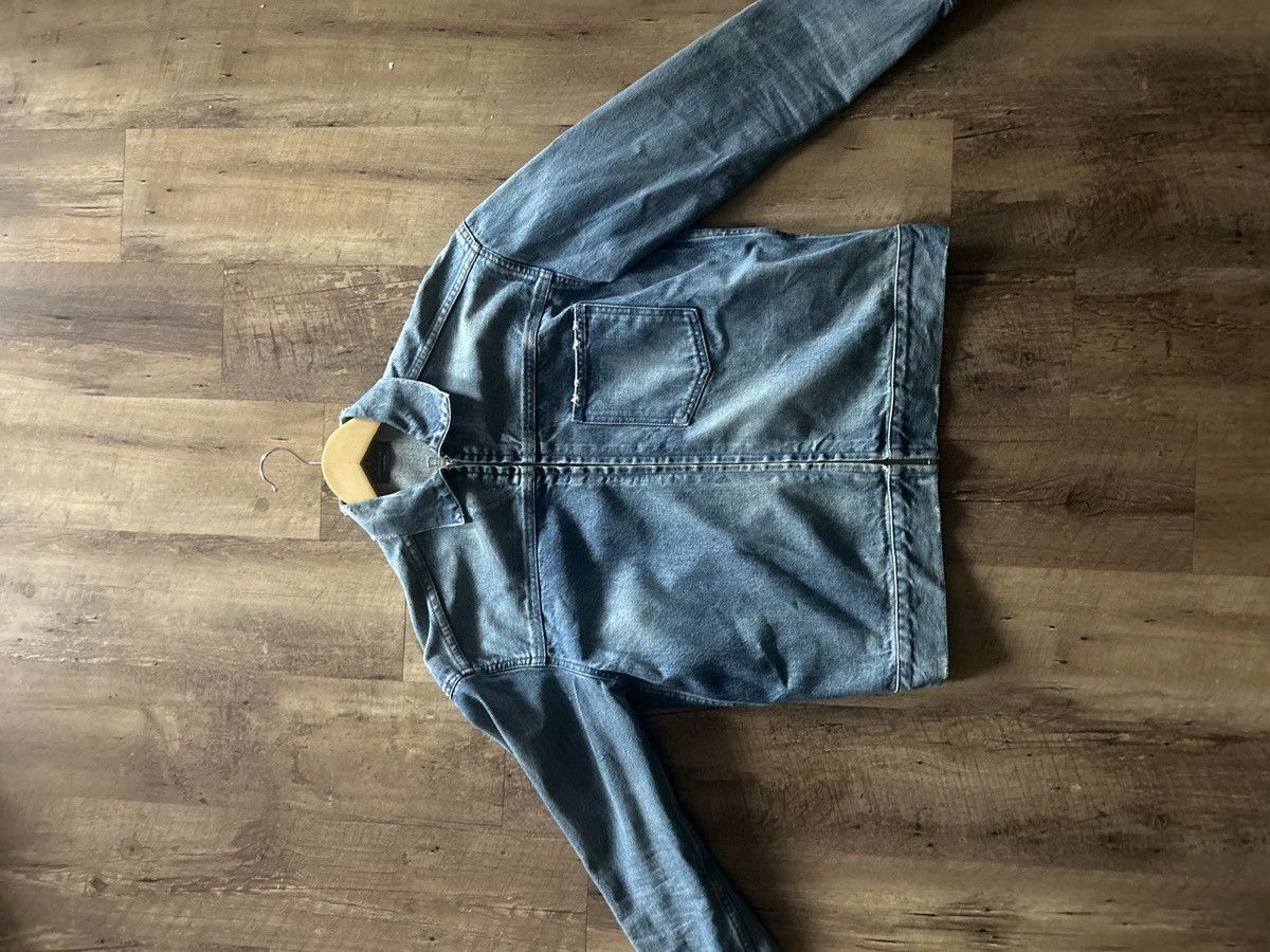 John Elliott John Elliott Denim Full Zip Up Jacket Size US S / EU 44-46 / 1 - 2 Thumbnail
