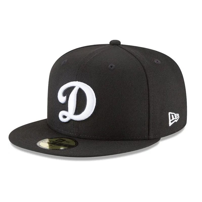 New Era New Era 5950 MLB Los Angeles Dodgers D Logo Hat Black 8 Size ONE SIZE - 1 Thumbnail