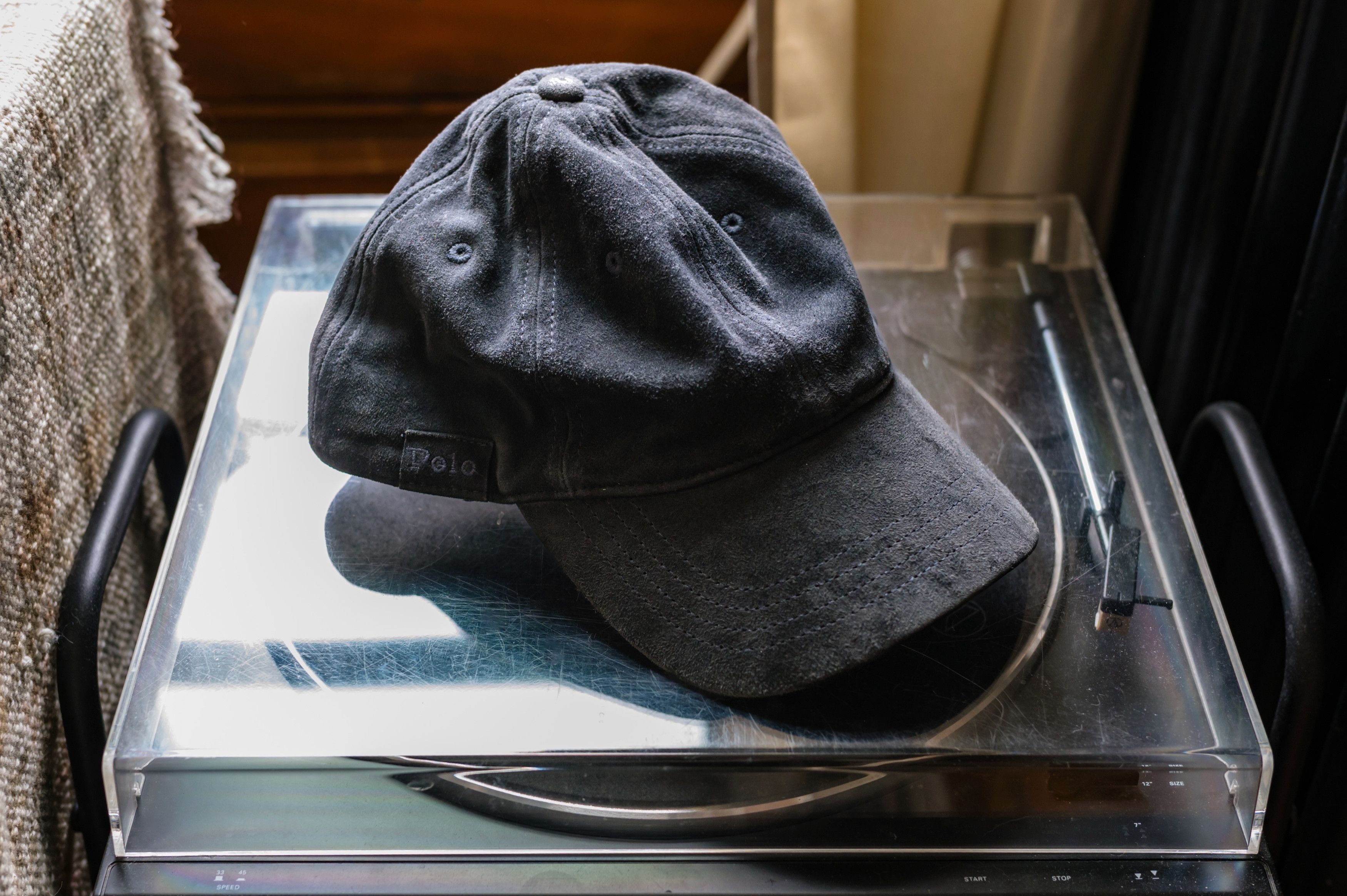 Polo Ralph Lauren Goat Suede Ball Cap - Navy Size ONE SIZE - 1 Thumbnail