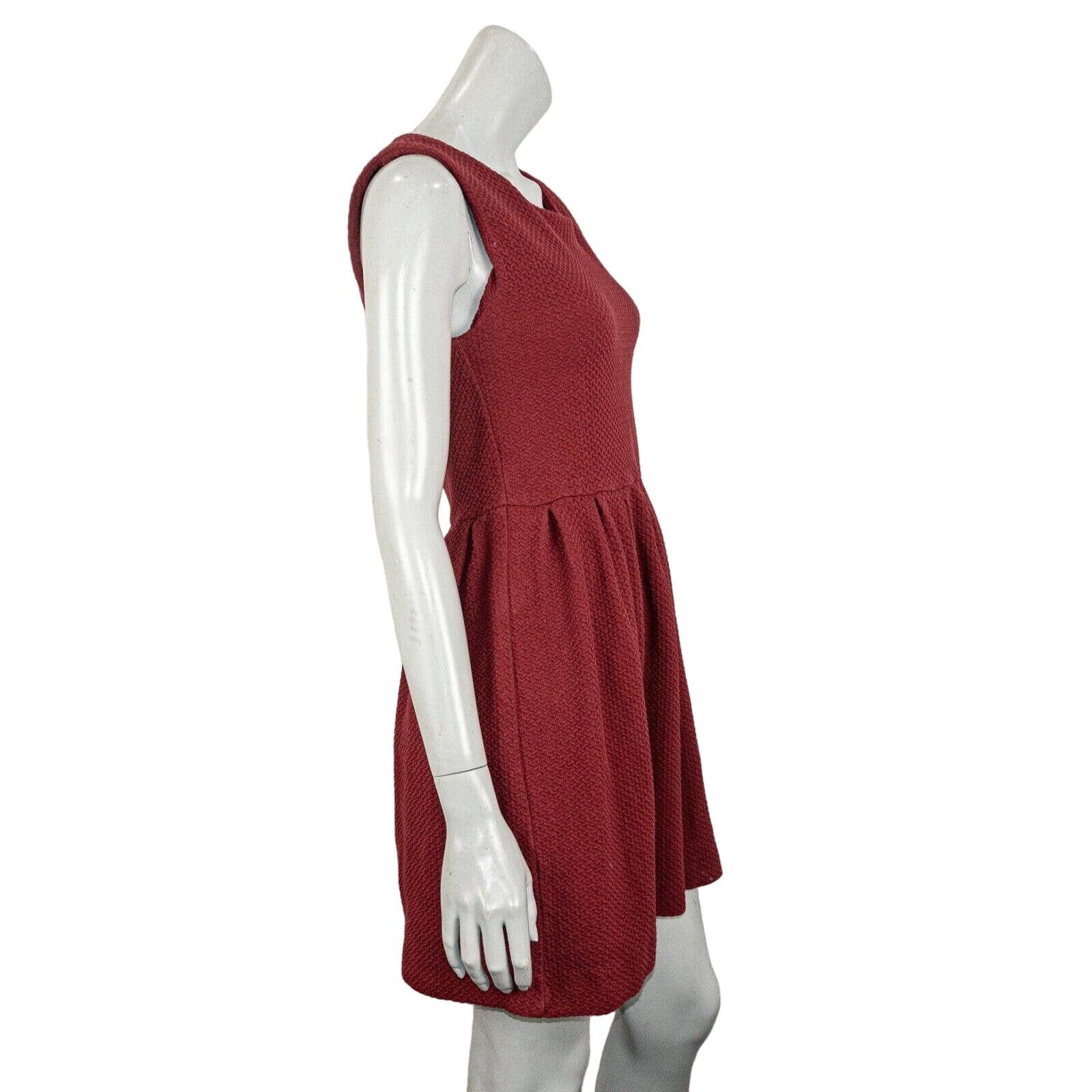 Ganni GANNI Women's Red Textured Dress Sleeveless Size L Size L / US 10 / IT 46 - 5 Thumbnail