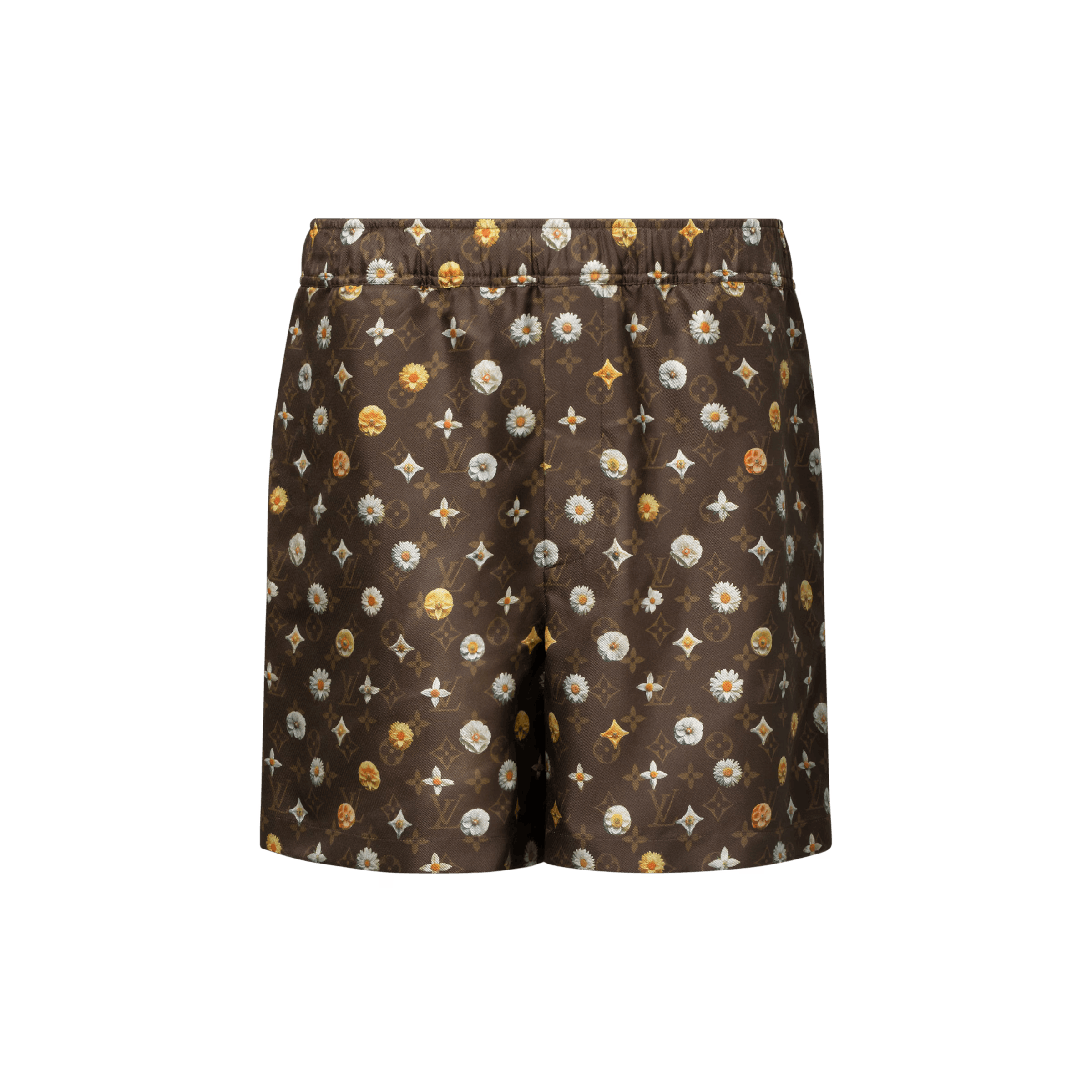Louis Vuitton Monogram Printed Silk Shorts Size US 30 / EU 46 - 3 Thumbnail
