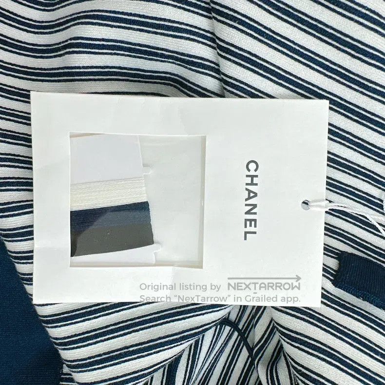 Chanel Chanel Metal micro-label striped suspender skirt Size XS / US 0-2 / IT 36-38 - 5 Thumbnail