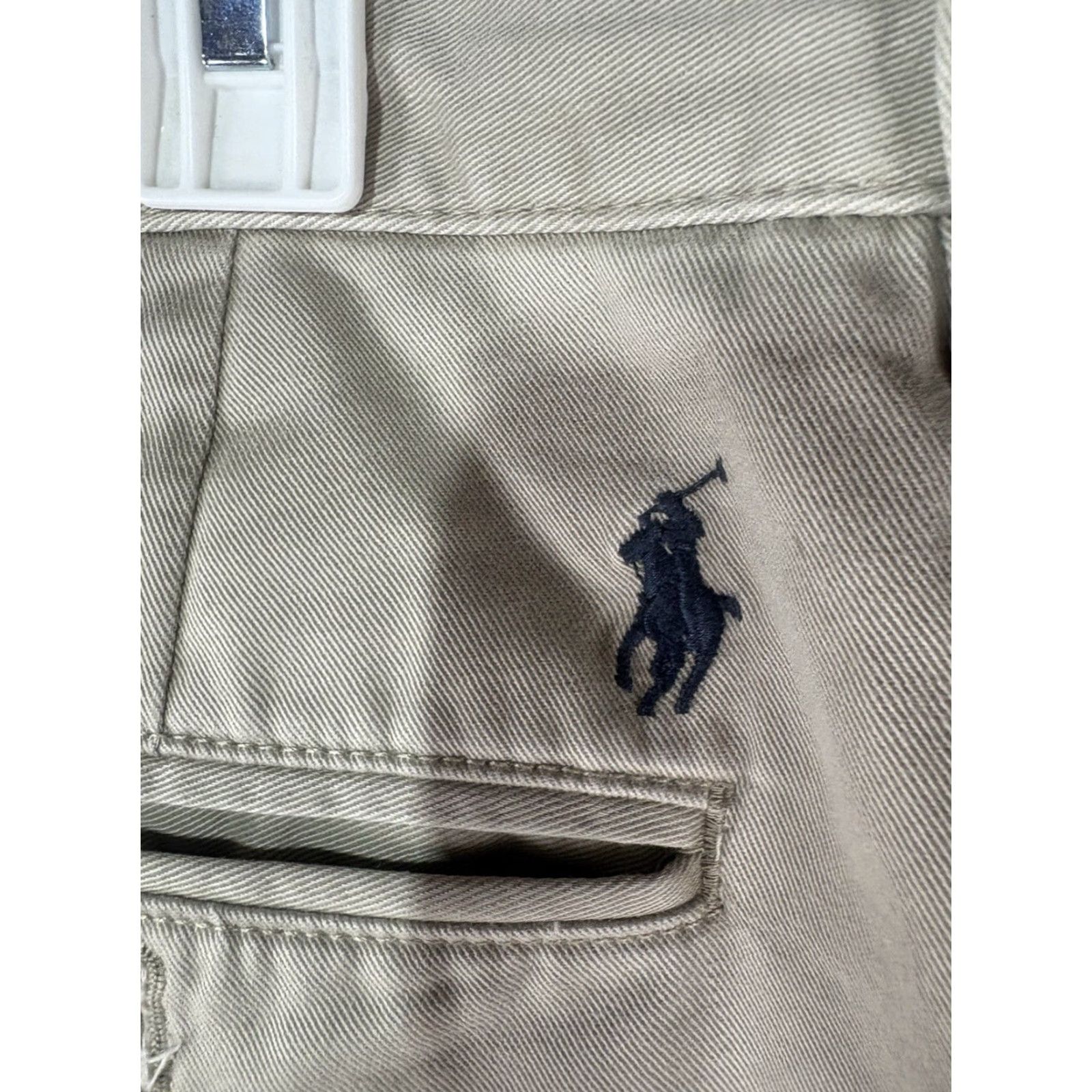Polo Ralph Lauren VINTAGE Polo Ralph Lauren Pants Khaki Preston Men 38x30 Beige 100% Cotton Flat Front Straight Leg Mens Pants Size US M / EU 48-50 / 2 - 5 Thumbnail