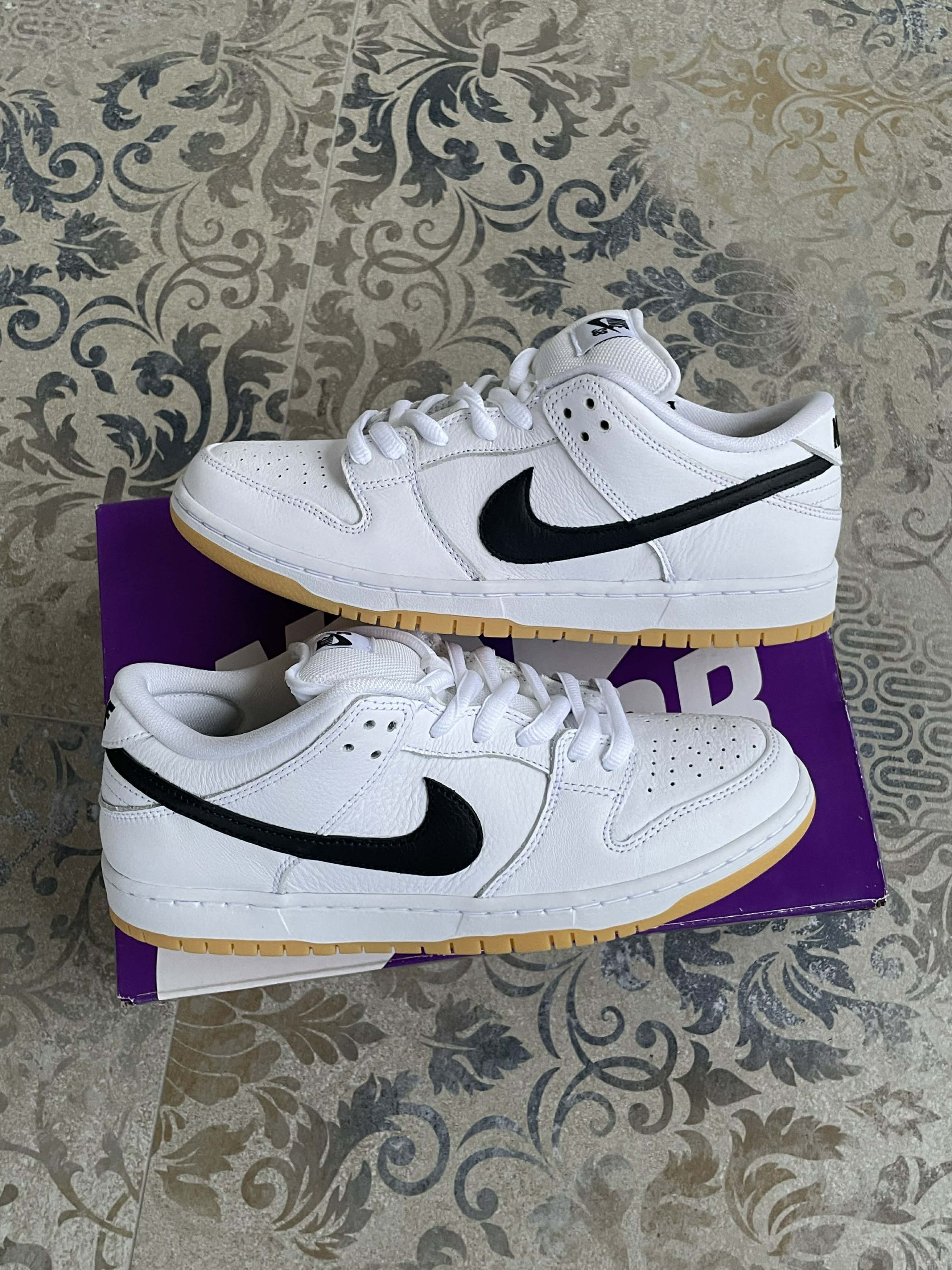 Nike Nike Sb Dunk Low ISO White Leather US 9.5 EU 43 Size US 10 / EU 43 - 1 Thumbnail