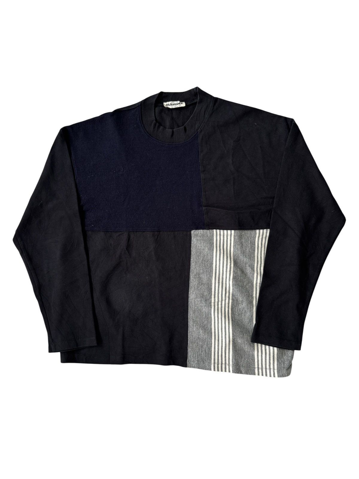 Jil Sander AW19 Runway Patchwork LS T-Shirt Size US S / EU 44-46 / 1 - 2 Thumbnail