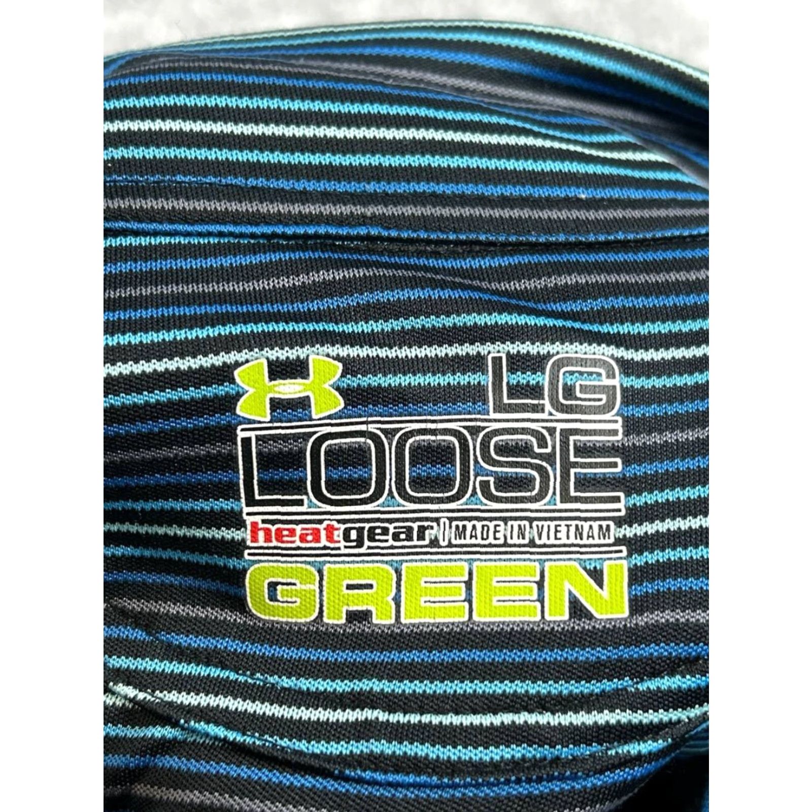 Under Armour Under Armour Polo Shirt Mens L Blue Under Armour HeatGear Logo Polo Shirt Sports Golf Short Sleeve Casual Mens Size US L / EU 52-54 / 3 - 5 Thumbnail