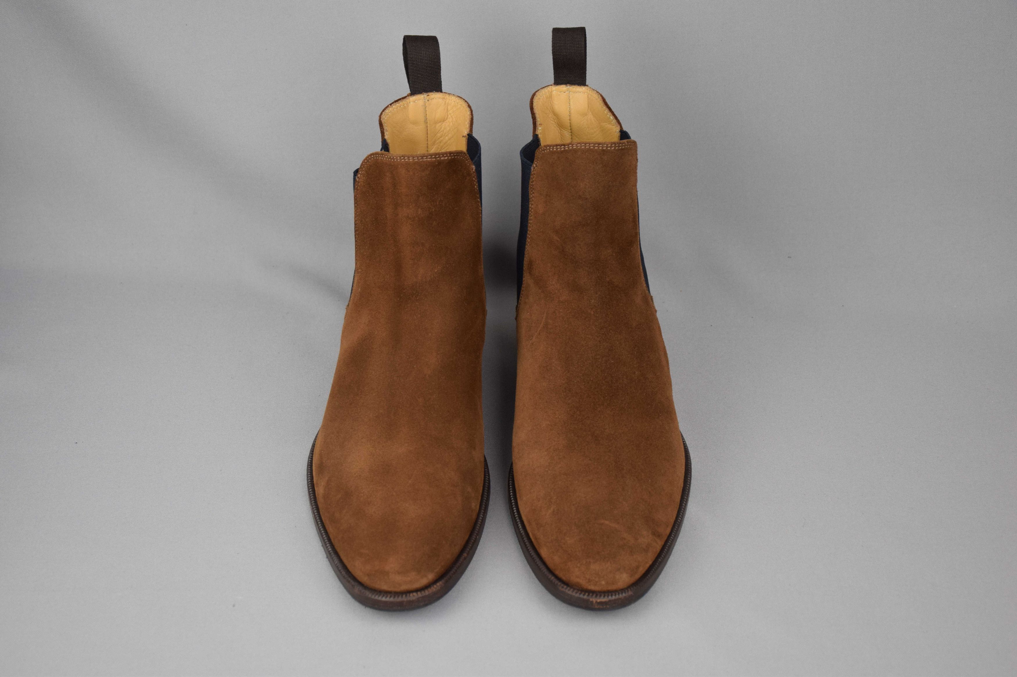Scarosso Scarosso Giacomo Tobacco Chelsea Boots US 9.5 UK 8.5 EU 42.5 Size US 9.5 / EU 42-43 - 4 Thumbnail