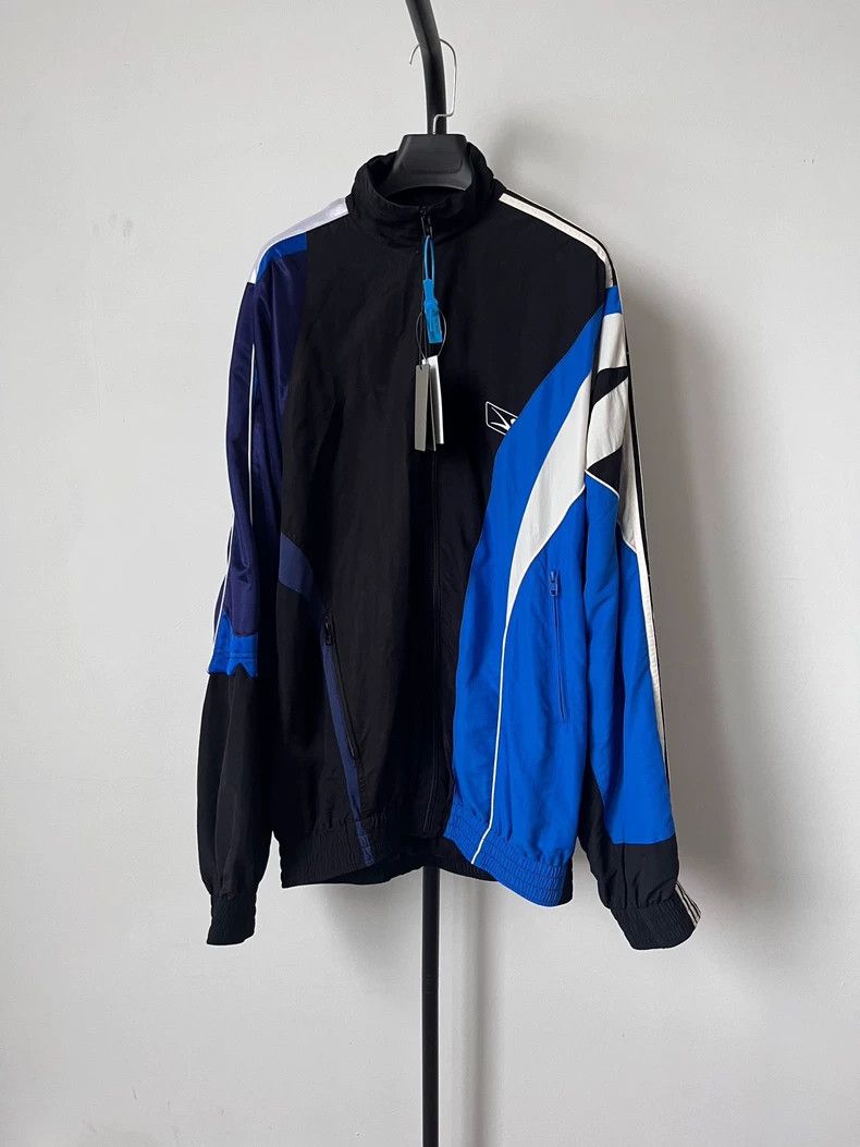 Balenciaga Sportyb silk patchwork school uniform