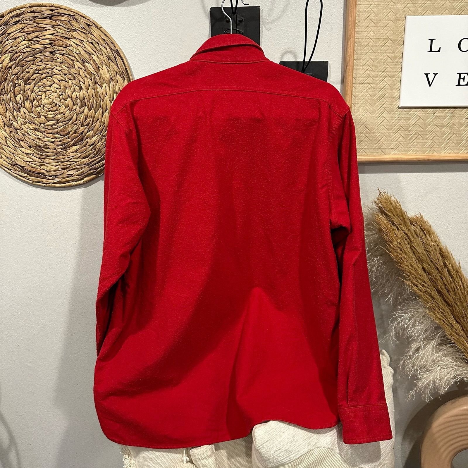 Woolrich Woolen Mills Vintage Woolrich Shirt Men’s Red Button Down - Sz L Size US L / EU 52-54 / 3 - 2 Thumbnail