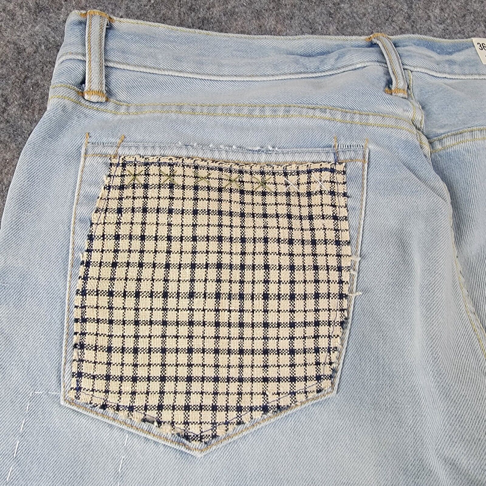 Todd Snyder Todd Snyder Slim Fit Upcycle Patched Selvedge Jeans Size US 36 / EU 52 - 4 Thumbnail
