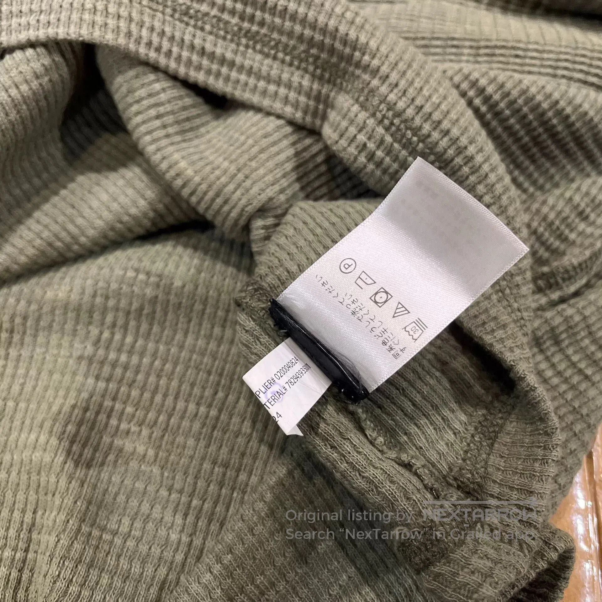 RRL Ralph Lauren olive green long sleeve henley shirt. Size US S / EU 44-46 / 1 - 7 Thumbnail