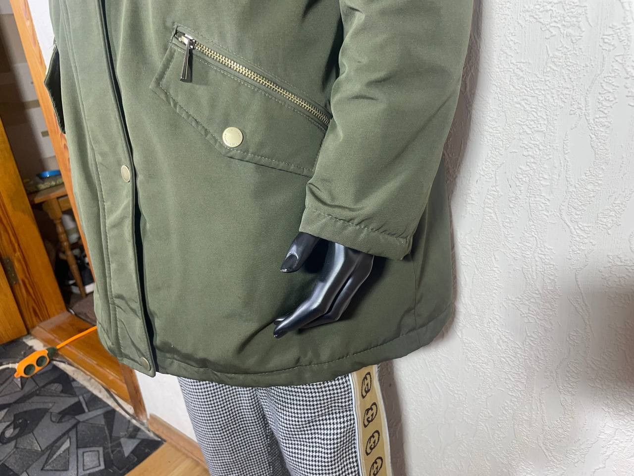 Michael Kors Green parka jacket Loose Fit MICHAEL Michael Kors, size L Size L / US 10 / IT 46 - 7 Thumbnail