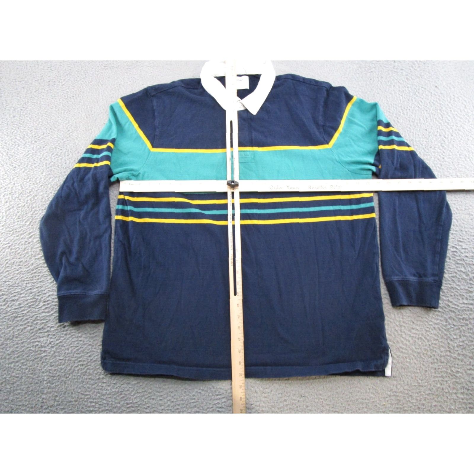 Old Navy VTG Old Navy Polo Shirt Striped Long Sleeve Cotton Rugby Size 2XL Y2K Read Size US XXL / EU 58 / 5 - 5 Thumbnail