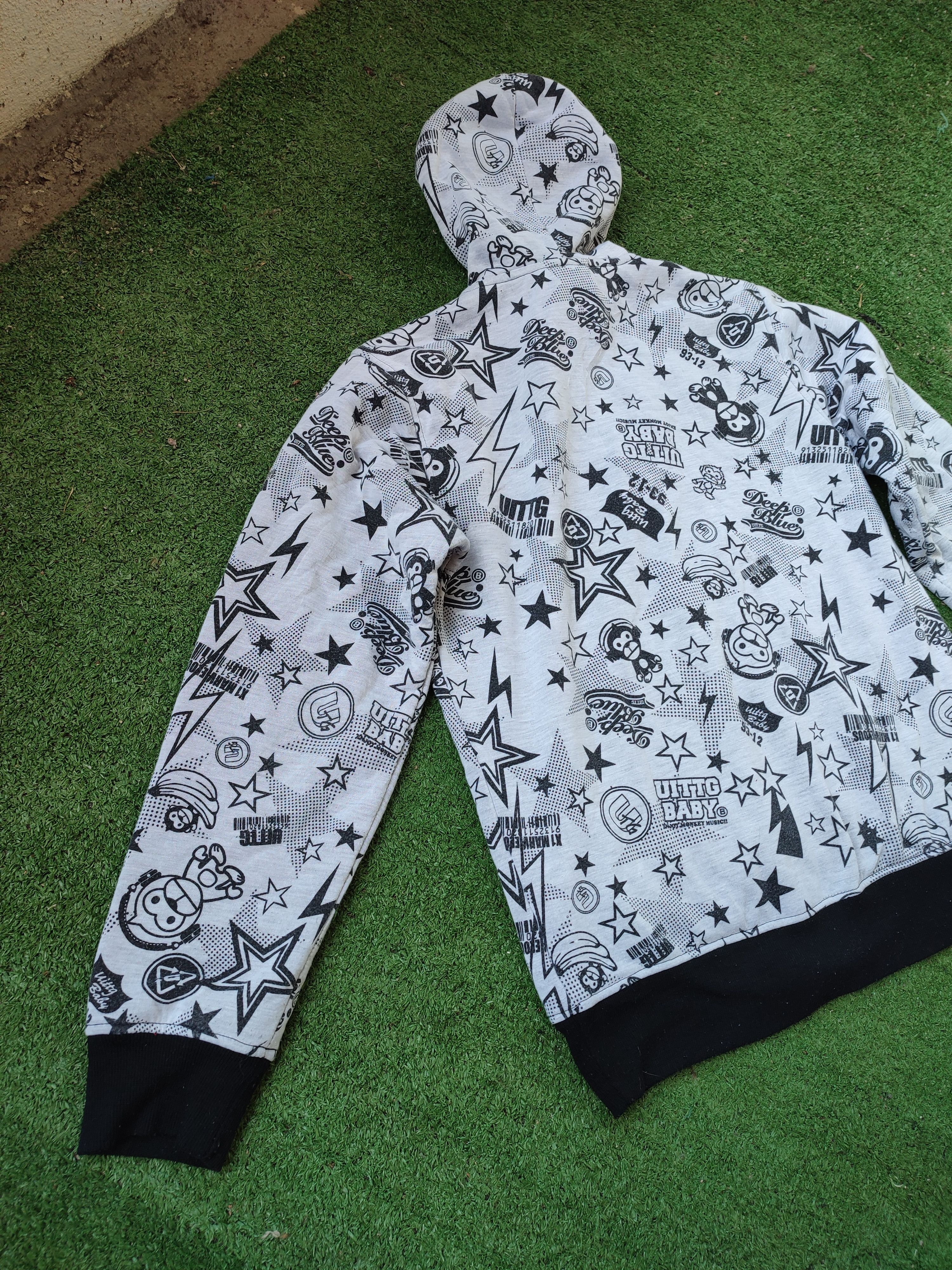 Japanese Brand BAPE INSPIRED UITTG BABY FULL PRINTED HOODIE Size US M / EU 48-50 / 2 - 8 Thumbnail