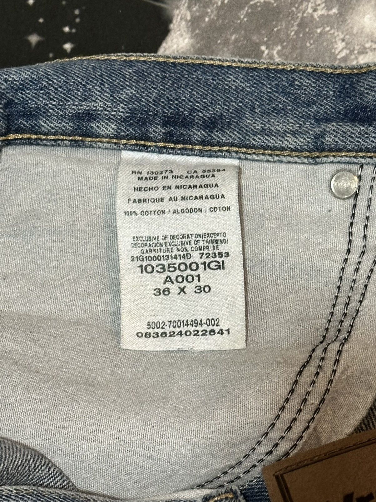 Wrangler Wrangler Rugged Wear Blue Denim Jeans Size US 36 / EU 52 - 5 Thumbnail