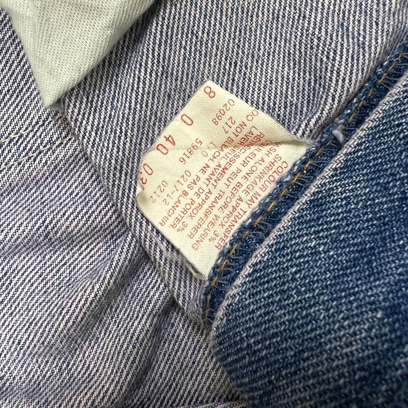 Levi's × Vintage Levi's Jeans34x29 Baggy Tapered Light Wash 90s Denim Pants Size US 34 / EU 50 - 8 Thumbnail