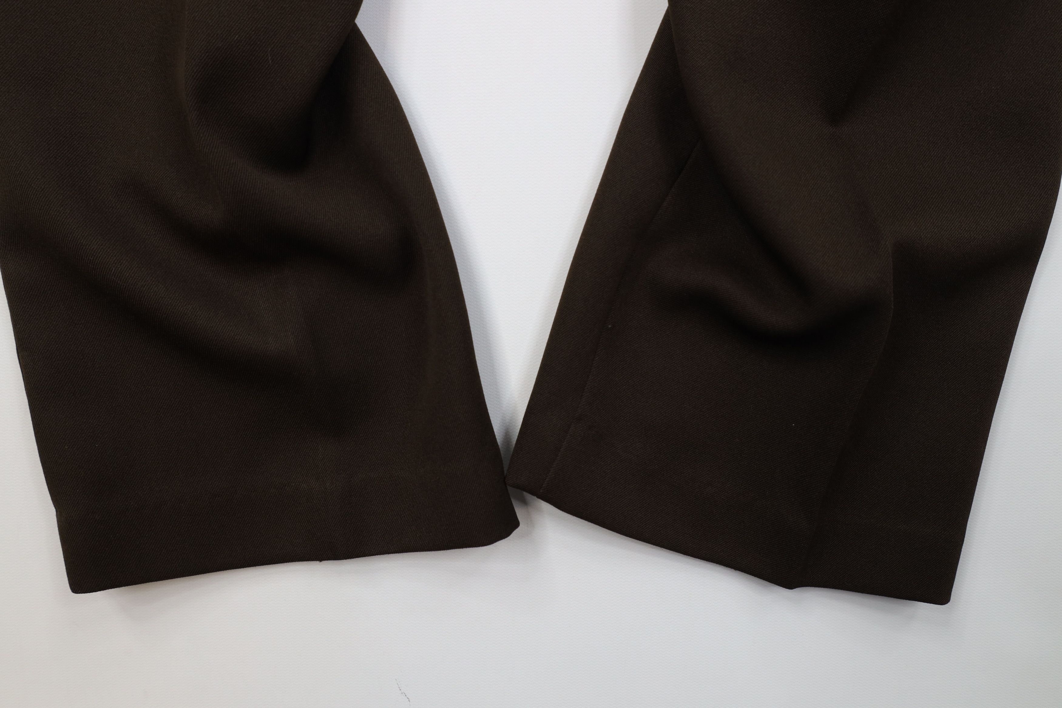 Vintage Vintage 70s Streetwear Knit Flared Chino Pants Brown USA Size US 32 / EU 48 - 15 Thumbnail