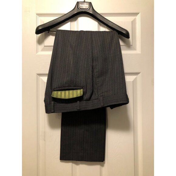 NEXT Next men's gray 100%wool 2pc suit size: 44L pants: 38/31 Size 44L - 7 Thumbnail