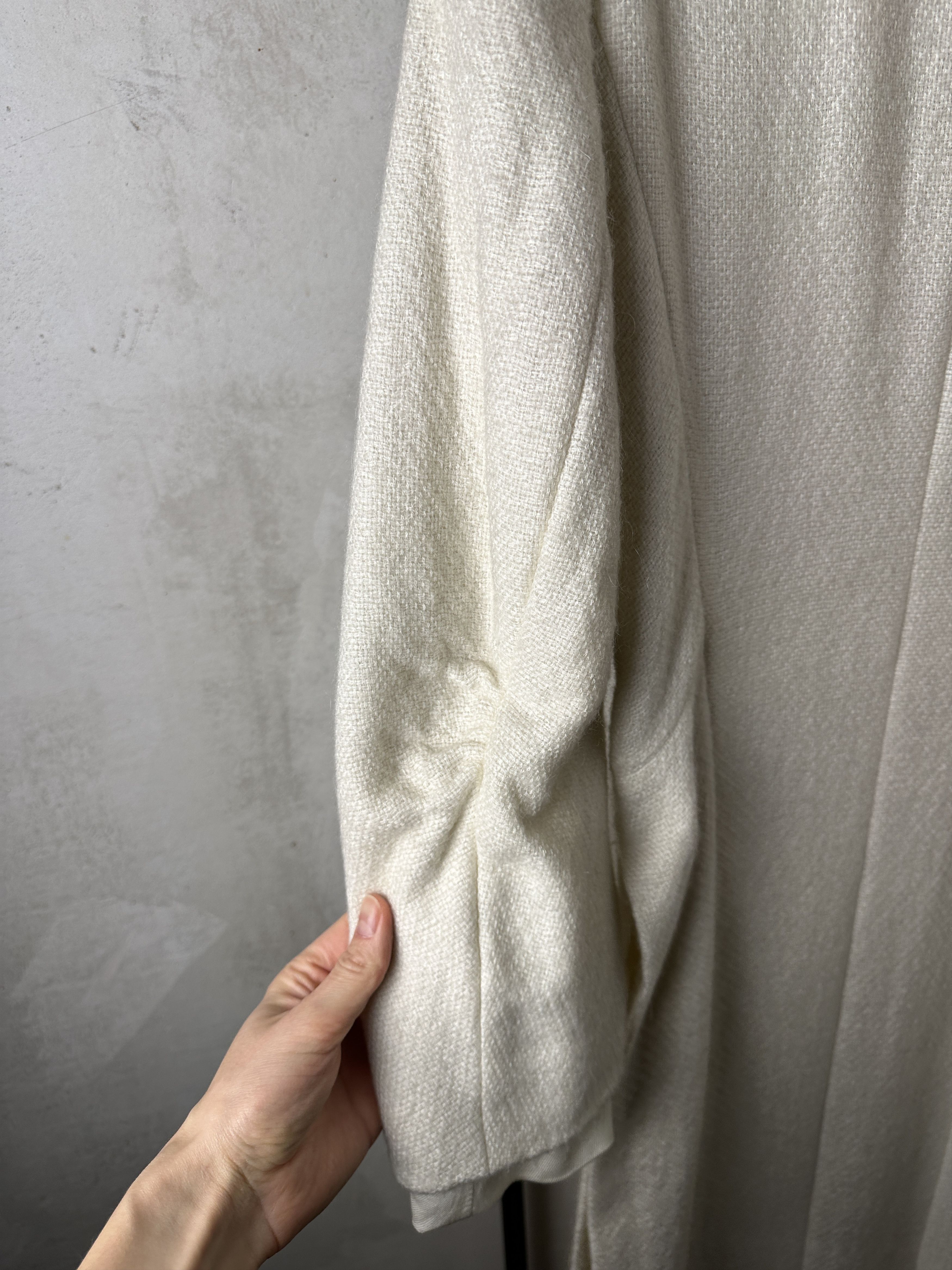Ann Demeulemeester Ann Demeulemeester FW13 Milk Maxi Coat Size S / US 4 / IT 40 - 16 Thumbnail