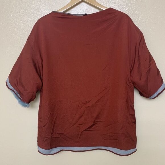 Clover Canyon Clover Canyon Women Sweater Soft Faux Fur Brown Blue Color B Size S / US 4 / IT 40 - 7 Thumbnail