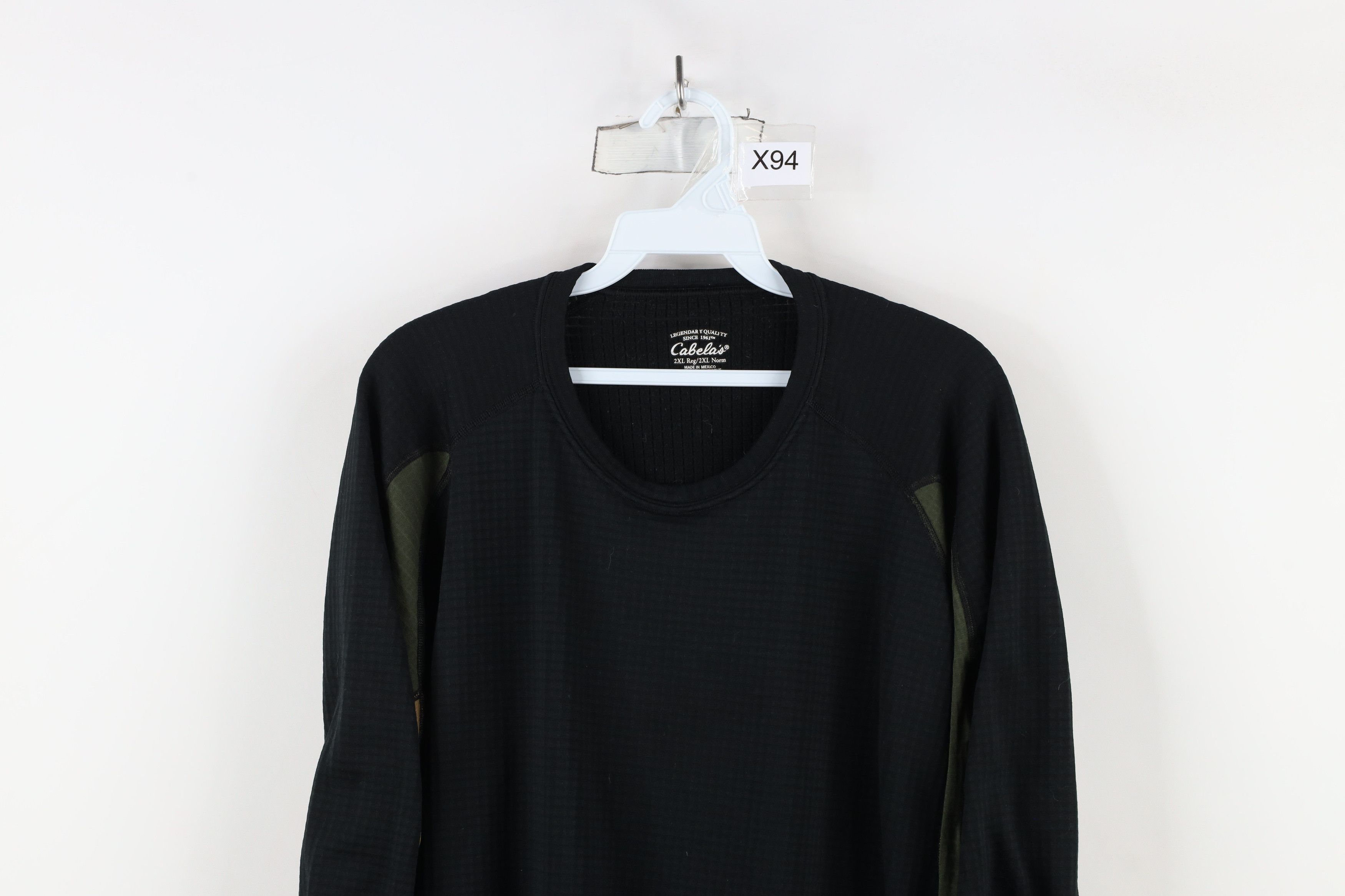 Cabelas × Vintage Vintage Cabelas Polartec Fleece Lined Thermal Base Sweater Size US XXL / EU 58 / 5 - 2 Thumbnail