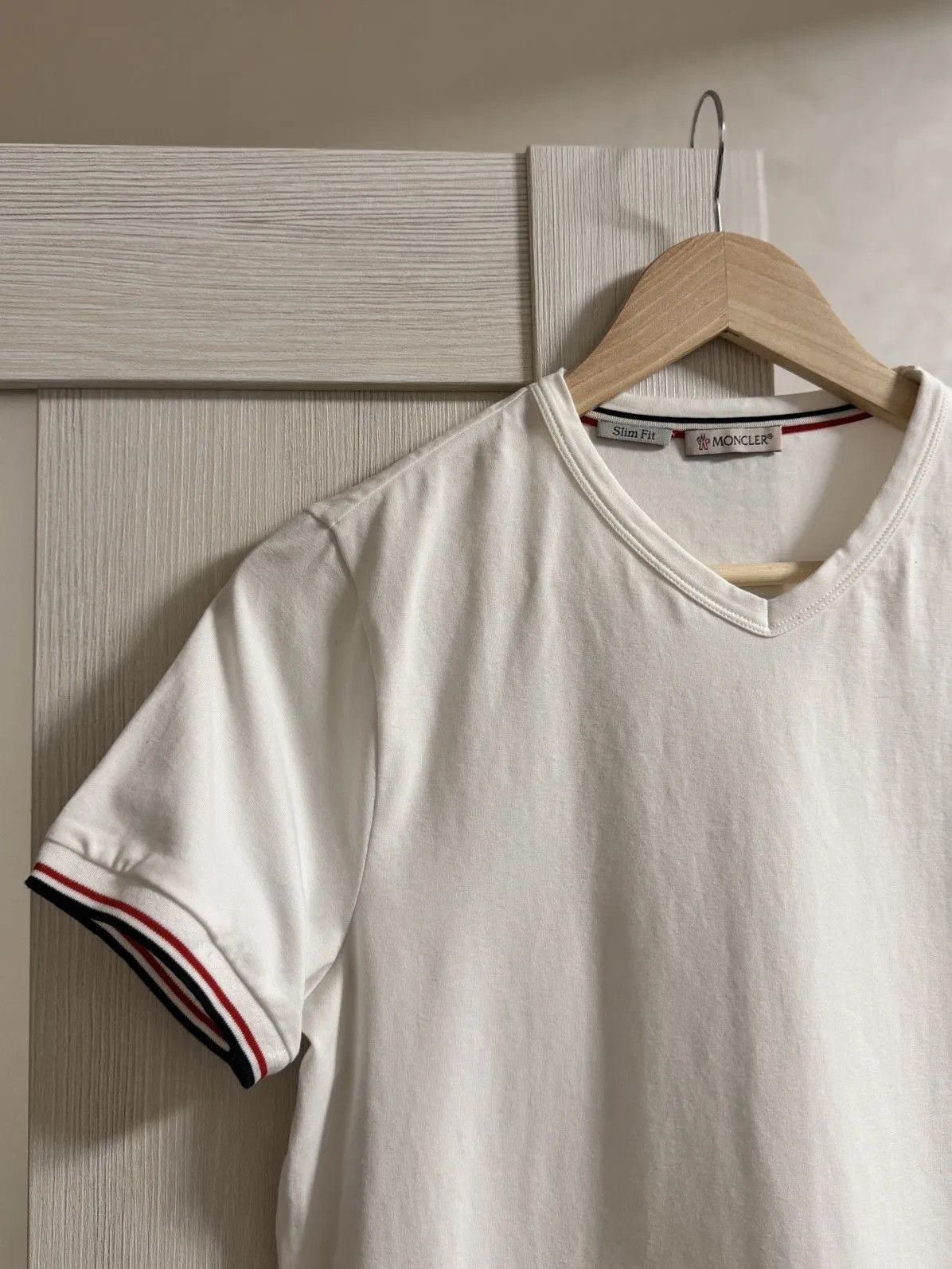 Moncler Moncler basic tee T-shirt logo vintage sleeve Size S Size US S / EU 44-46 / 1 - 5 Thumbnail