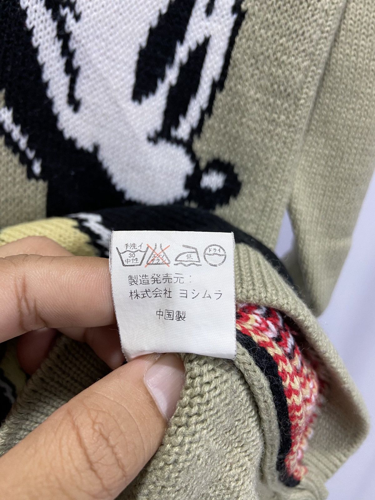 Japanese Brand × Mickey Mouse Vintage 90s Mickey Mouse Disney company Yoshimura knitwear Size M / US 6-8 / IT 42-44 - 9 Thumbnail
