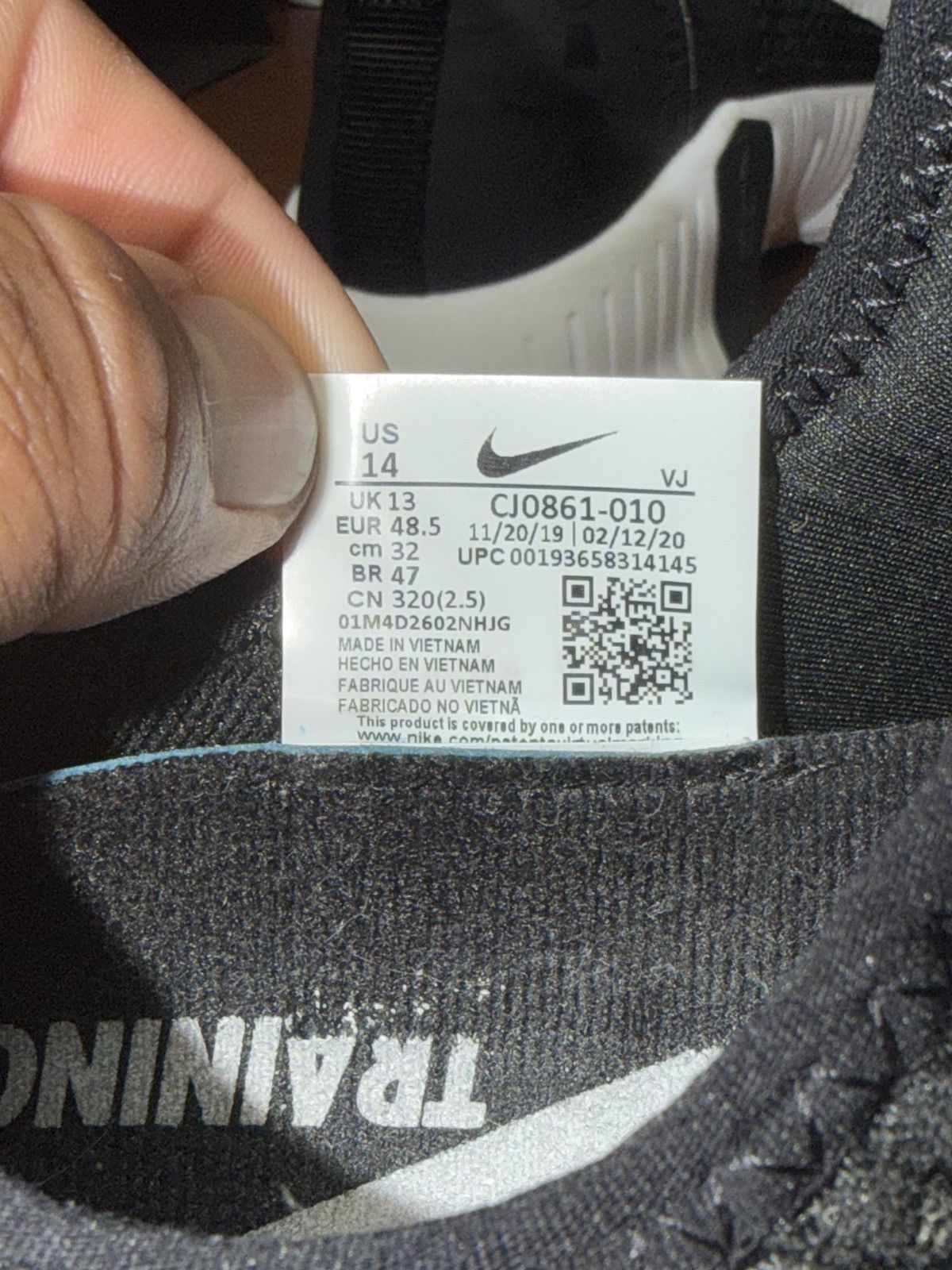 Nike Nike Free Metcon 3 Black size 14 Size US 14 / EU 47 - 12 Thumbnail