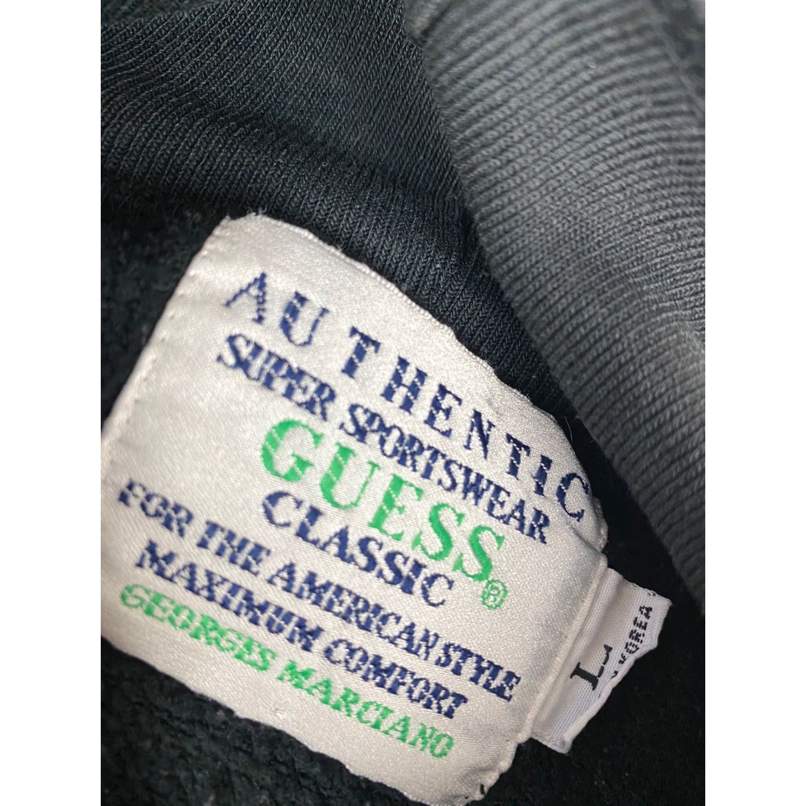 Guess VINTAGE Guess Jeans Classic Black Mock Turtle Neck Shirt Sz L Embroidered 90s Mens Size US L / EU 52-54 / 3 - 3 Thumbnail