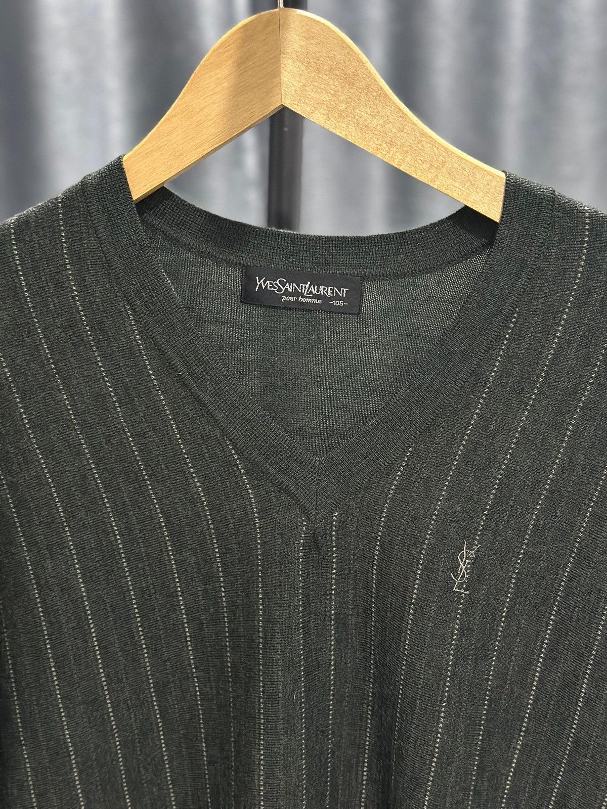 Yves Saint Laurent Vintage Yves Saint Laurent Knitwear Size US L / EU 52-54 / 3 - 3 Thumbnail