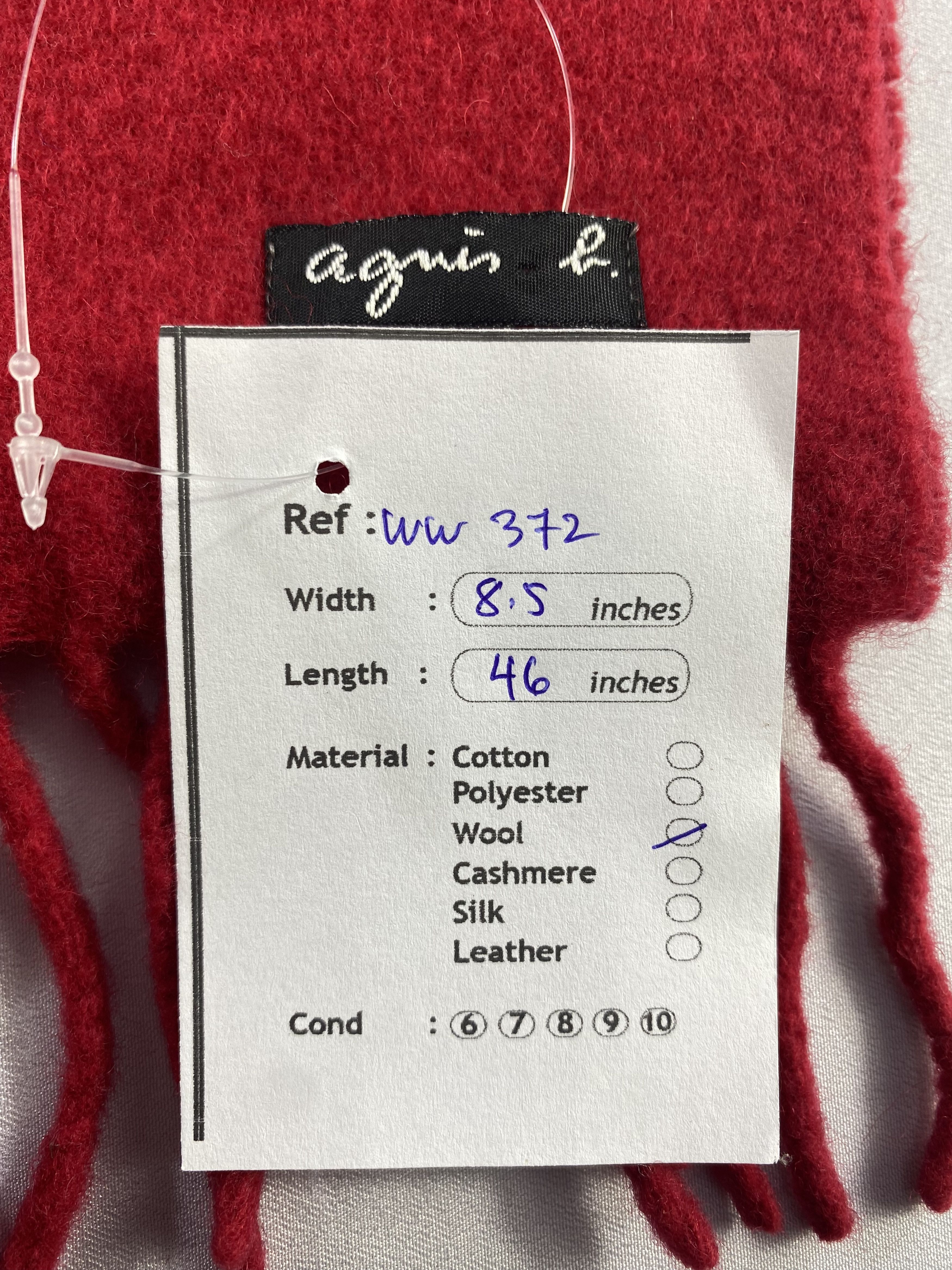 agnes b. Agnes B. Scarf / Muffler / Neckwear - WW372 Size ONE SIZE - 6 Thumbnail