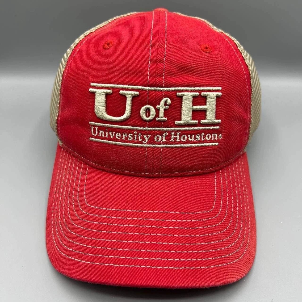 The Game Vintage Houston Cougars Trucker Hat Men NCAA Snap Back Size ONE SIZE - 1 Thumbnail