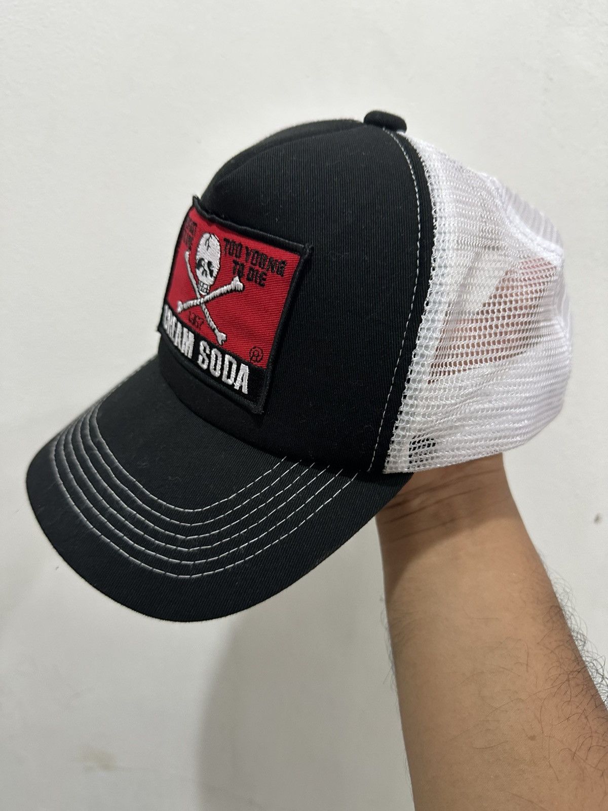 Japanese Brand Cream Soda Trucker Hat Size ONE SIZE - 3 Thumbnail