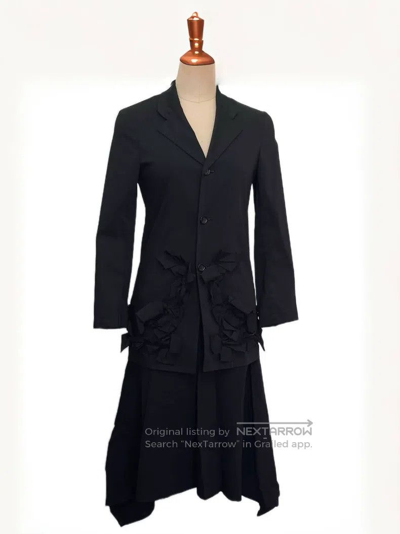 Comme des Garcons Comme Des Garcons Ribbon-trimmed shirt jacket Size M / US 6-8 / IT 42-44 - 2 Thumbnail