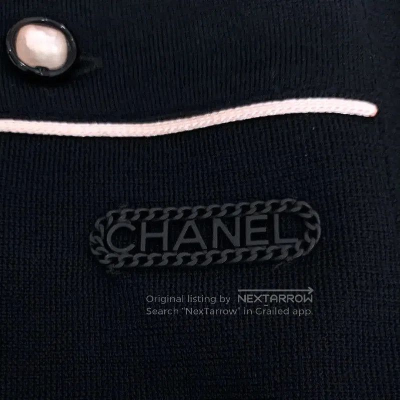Chanel Chanel Black Wool Midi Dress . Size M / US 6-8 / IT 42-44 - 6 Thumbnail