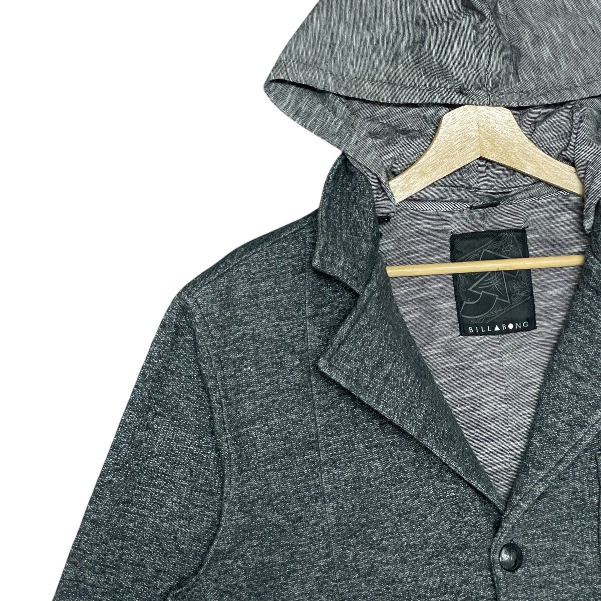 Billabong Vintage Y2k Billabong AJ Heritage Hooded Knit Blazer Jacket Size US L / EU 52-54 / 3 - 7 Thumbnail
