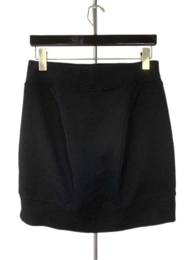 Alexander Wang Alexander Wang Women's Black Woven Logo Hip Skirt K26WX Size 30" / US 8 / IT 44 - 2 Thumbnail