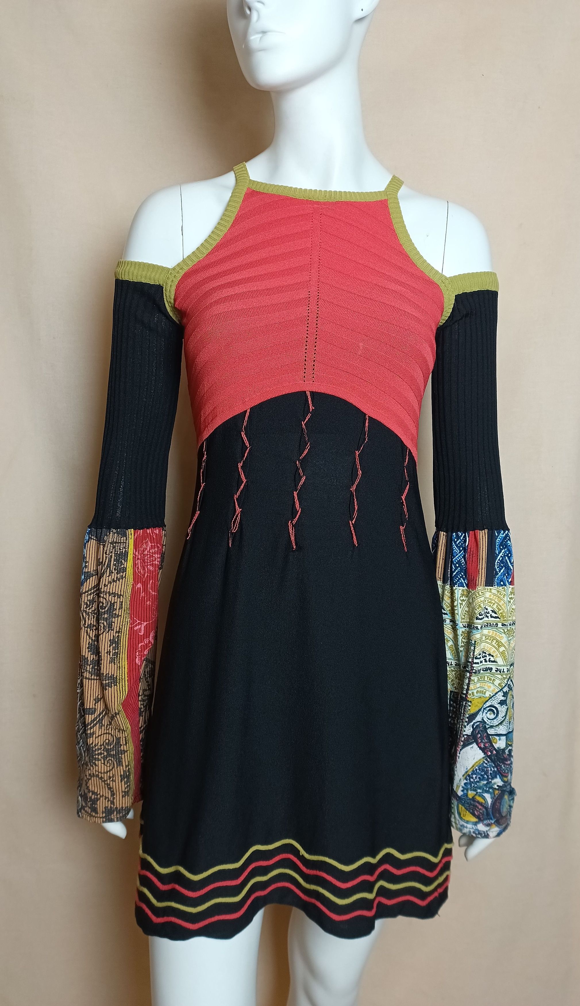 Designer Save The Queen Abstract Print Dress size M Size M / US 6-8 / IT 42-44 - 3 Thumbnail