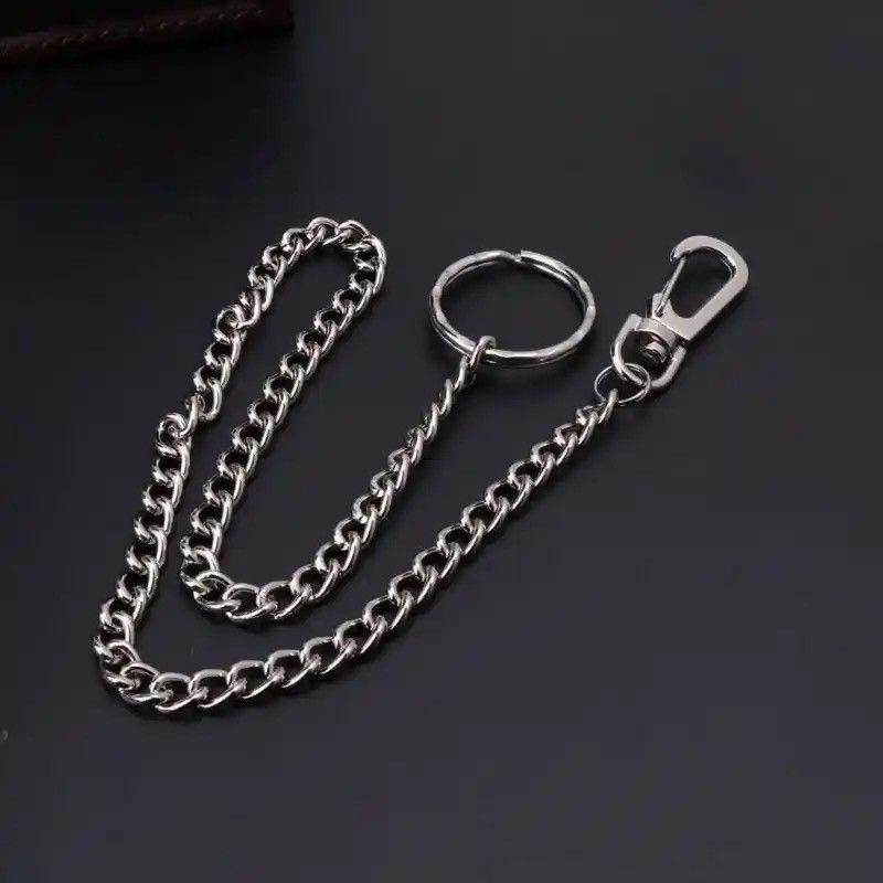 Jewelry Travel Wallet Chain Heavy Duty Jeans Link Coil Leash Size ONE SIZE - 6 Thumbnail