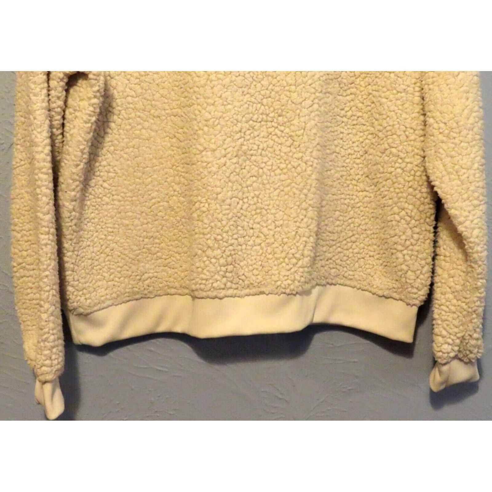 NHL NHL Sweatshirt Women XL White Fleece Sherpa Crew Embroidered Hockey Sweatshirt Activewear 16/18 Size XL / US 12-14 / IT 48-50 - 5 Thumbnail