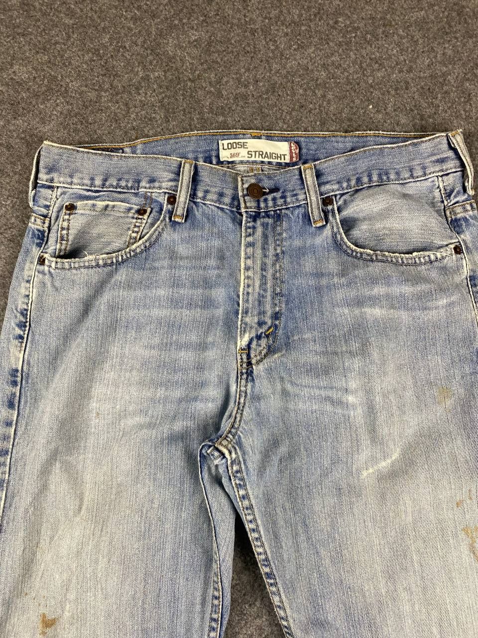 Levi's vintage levis 569 loose straight dirty distressed denim Size US 36 / EU 52 - 10 Thumbnail