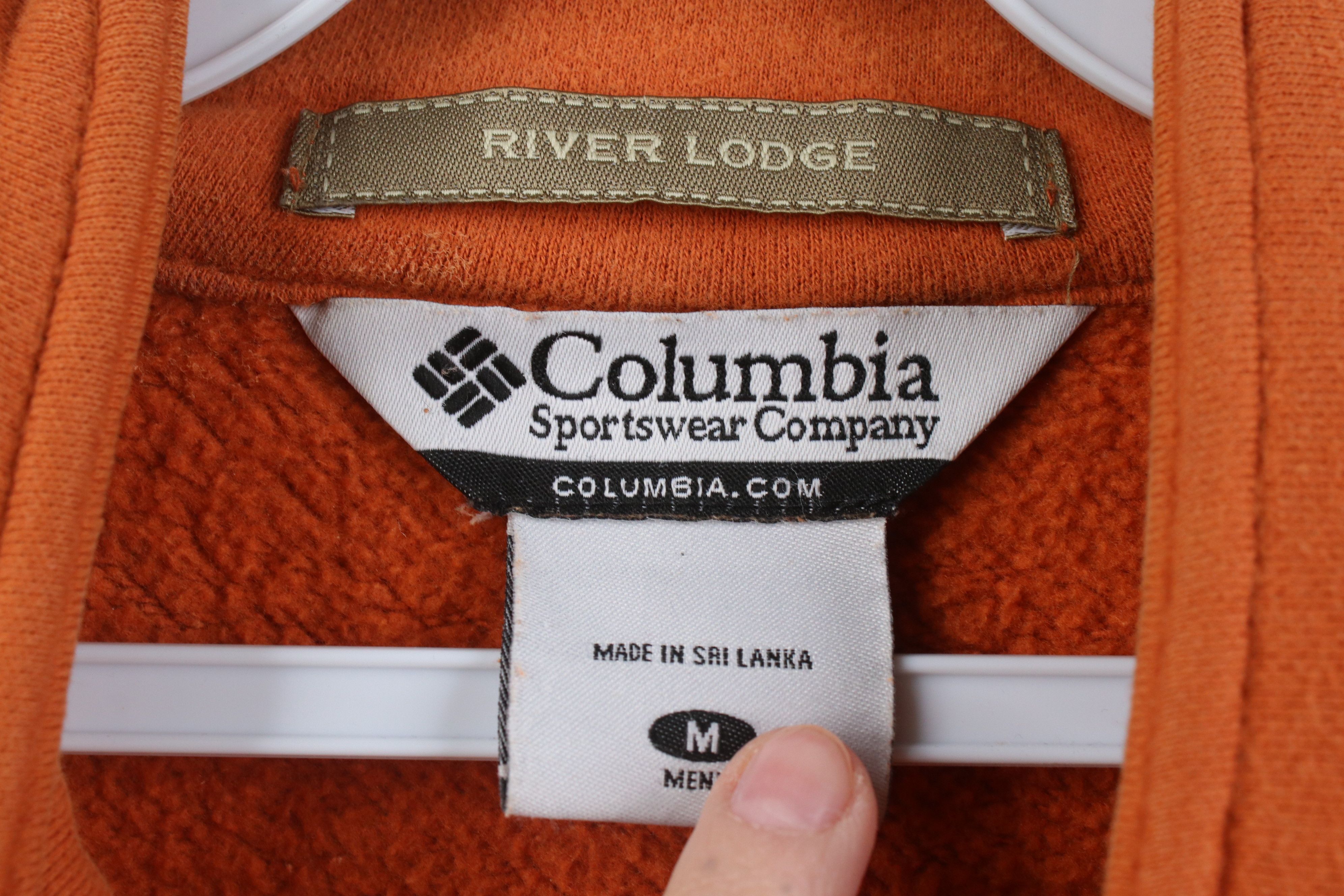 Columbia Vintage Y2K Columbia Buck Hunting 1/4 Zip Sweatshirt Orange Size US M / EU 48-50 / 2 - 6 Thumbnail