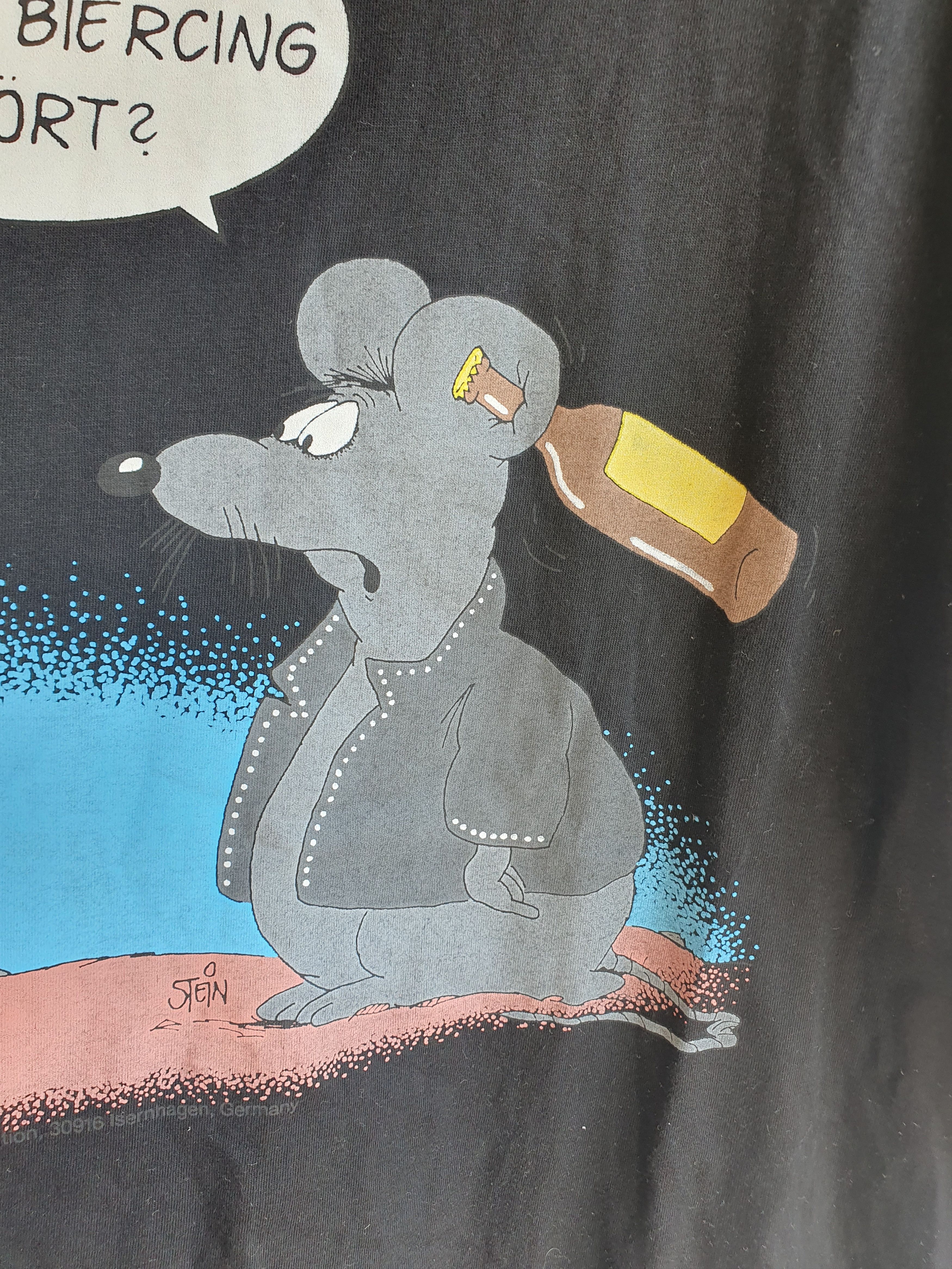 Anime Uli Stein & Koch Cartoon Germany Vintage t-shirt sz XL Size US XL / EU 56 / 4 - 9 Thumbnail
