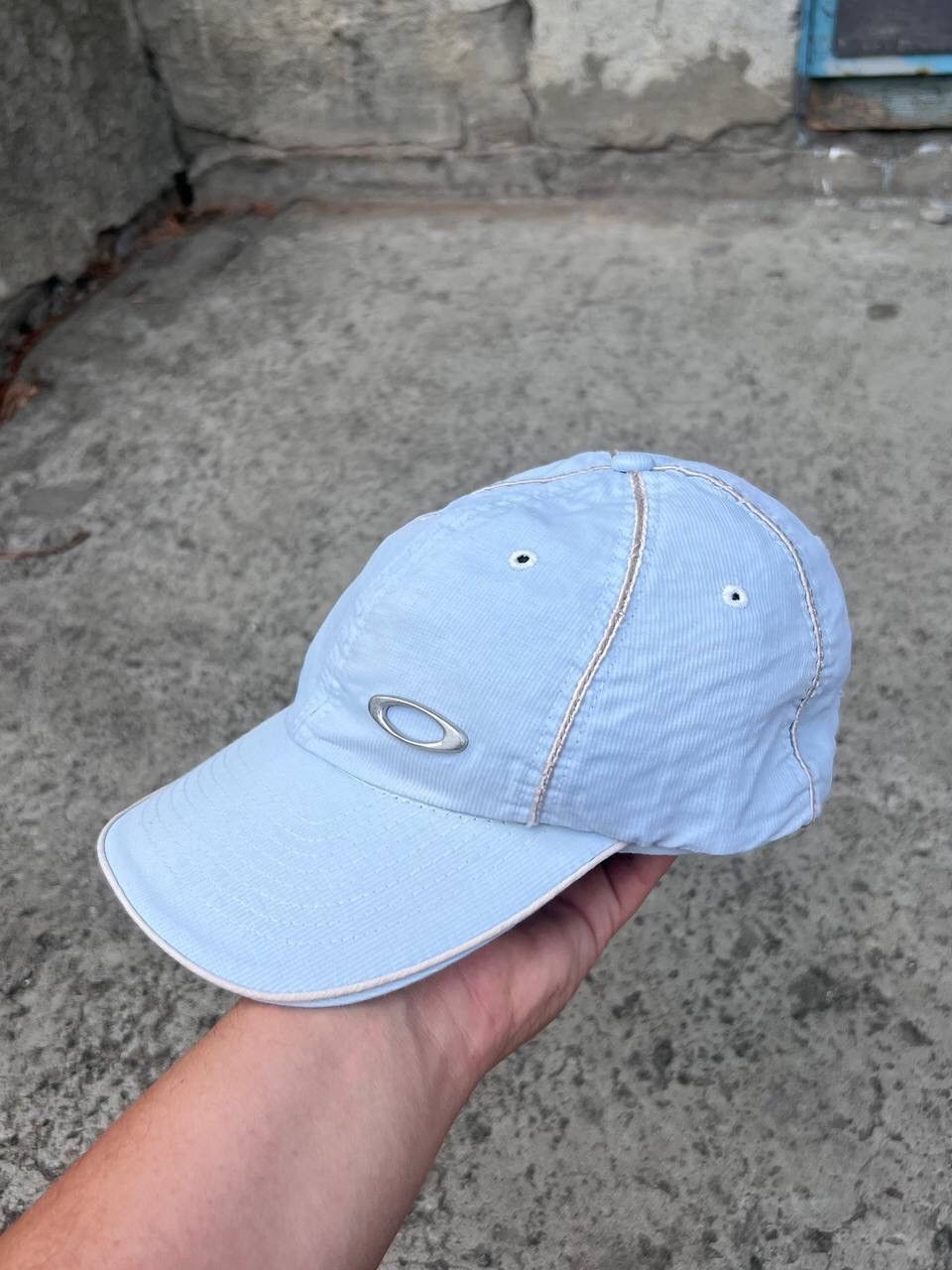 Oakley × Vintage Vintage 90s Oakley Hat Cap Rare Hype Steel logo Streetwear Size ONE SIZE - 6 Thumbnail