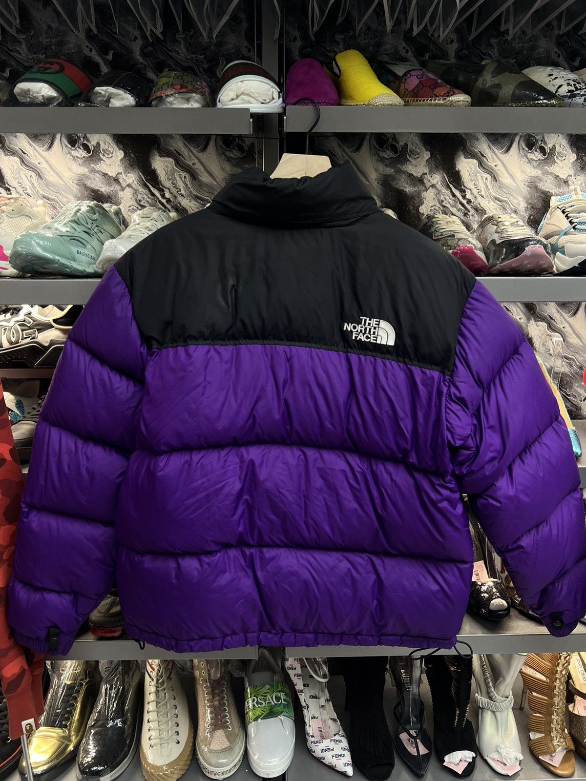 The North Face The North Face Purple Bomber Jacket Size US M / EU 48-50 / 2 - 2 Thumbnail