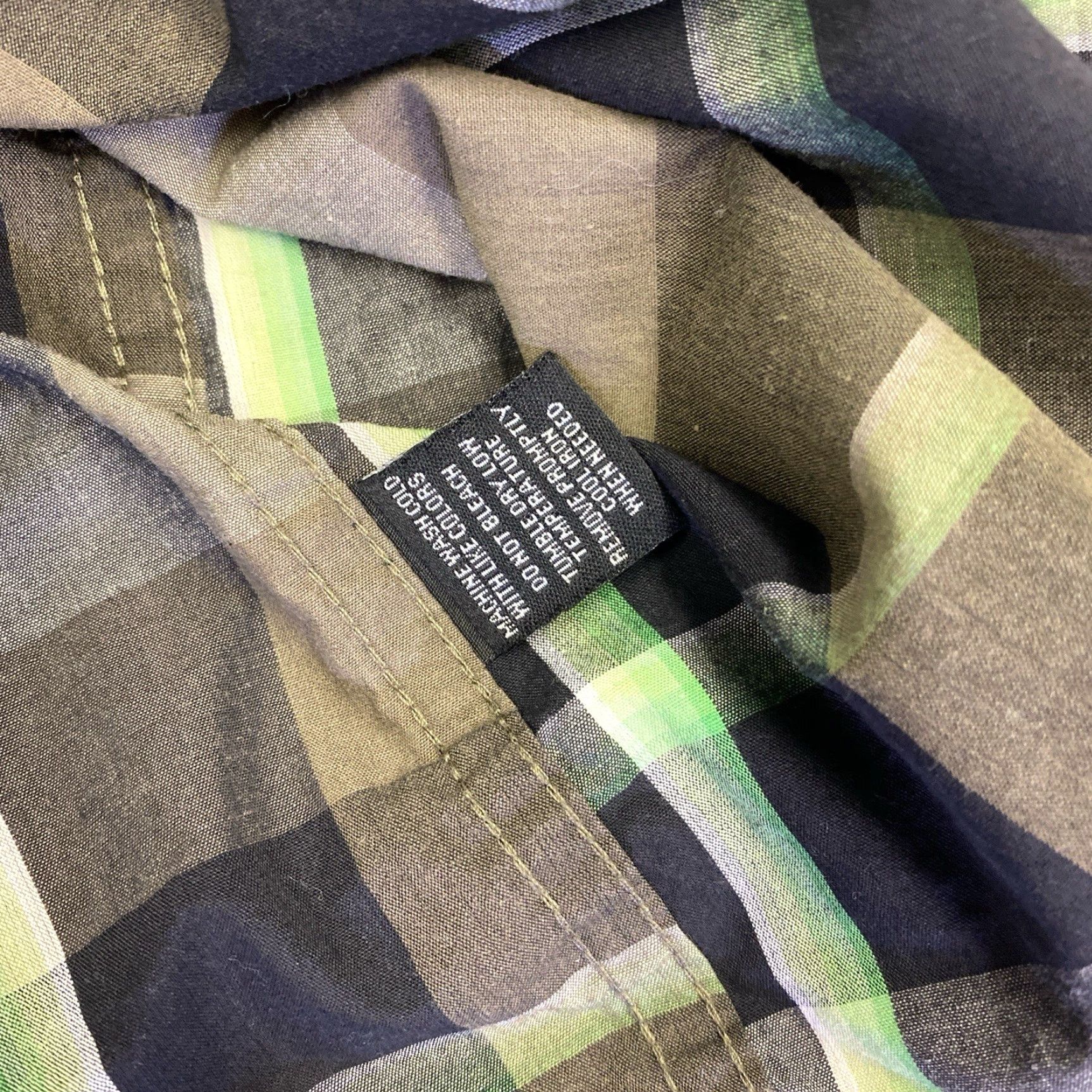 686 686 Snowboard Polo Shirt Short Sleeve Plaid Green Brown Medium Size US M / EU 48-50 / 2 - 4 Thumbnail