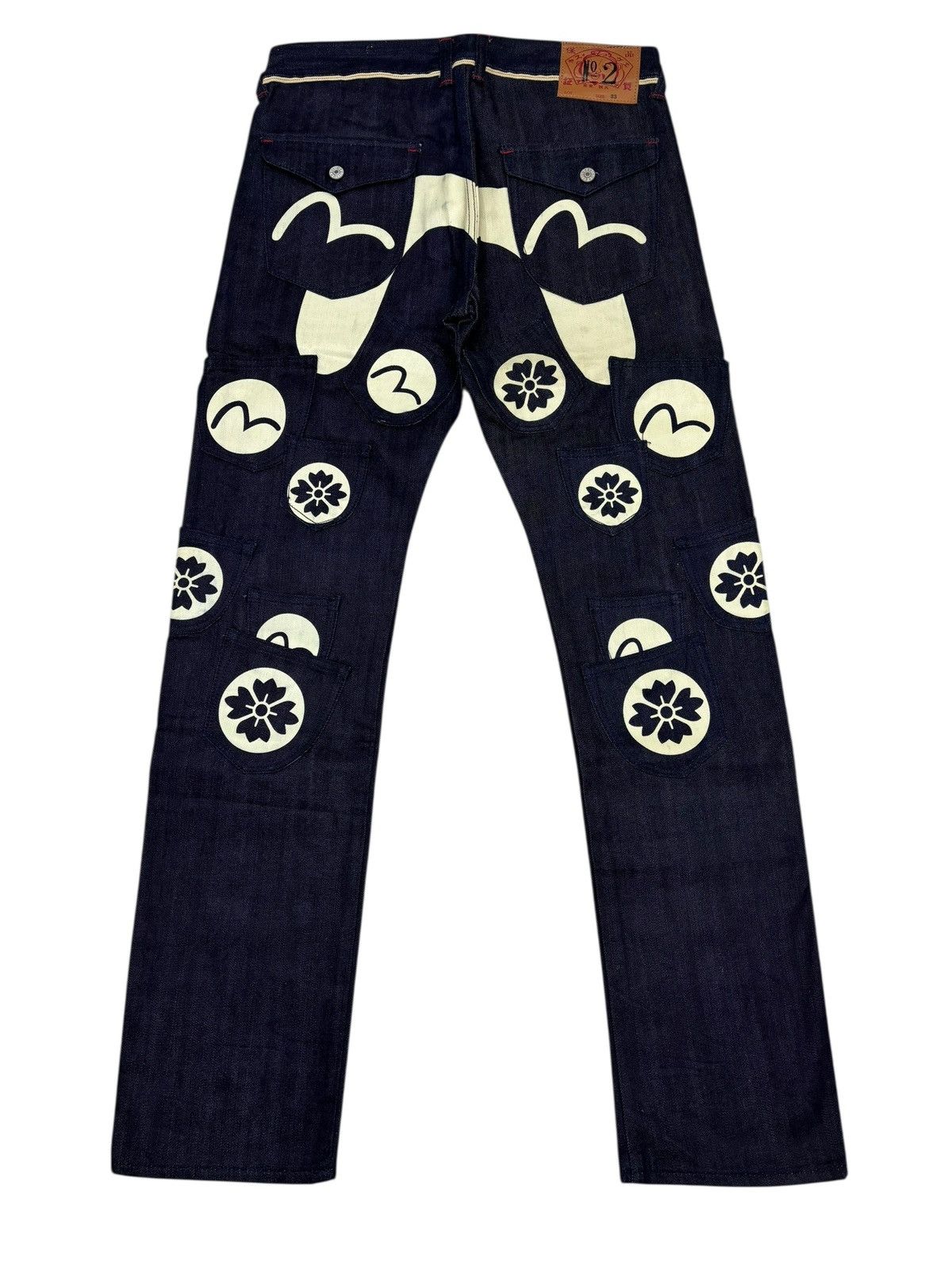 Kapital RARE❗️EVIS MULTI POCKET DENIM JEANS Size US 33 - 9 Thumbnail